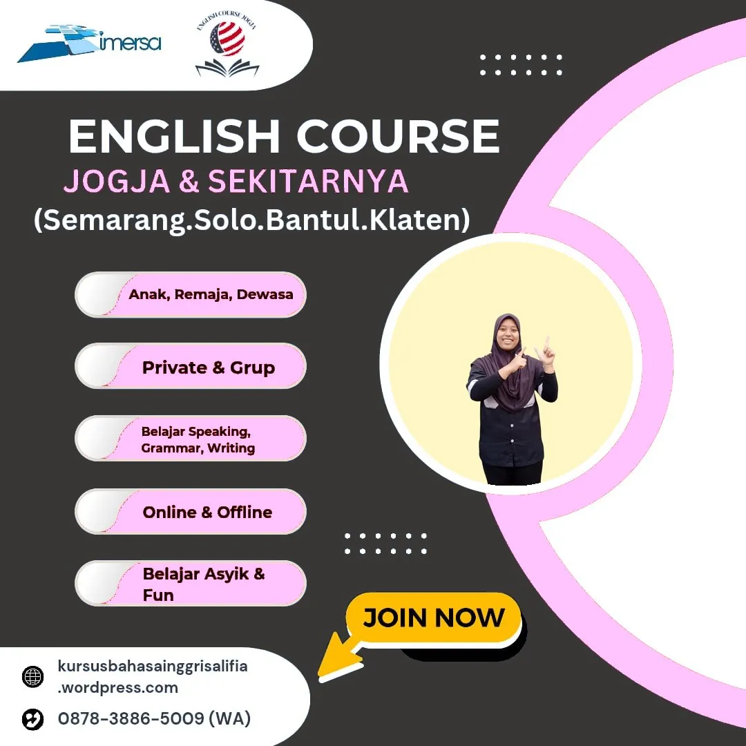 Les Bahasa Inggris Anak TK di Jogja