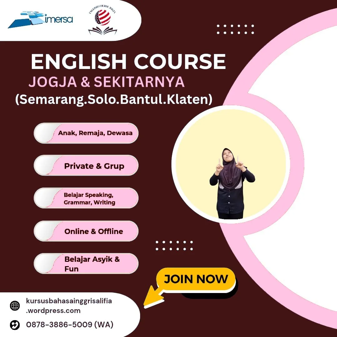 0878-3886-5009 (WA) Kursus Bahasa Inggris Murah di Semarang, Kursus Bahasa Inggris di Jogja Untuk Mahasiswa, Kursus Bahasa Inggris di Solo Terbaik, Guru Les Bahasa Inggris Semarang, Lembaga Bahasa Inggris Semarang, Les Speaking Bahasa Inggris Jogja, Kursus Bahasa Inggris Jogja Terbaik, Kampung Bahasa Inggris Jogja, Les Bahasa Inggris Anak di Bantul, Les Bahasa Inggris di Klaten