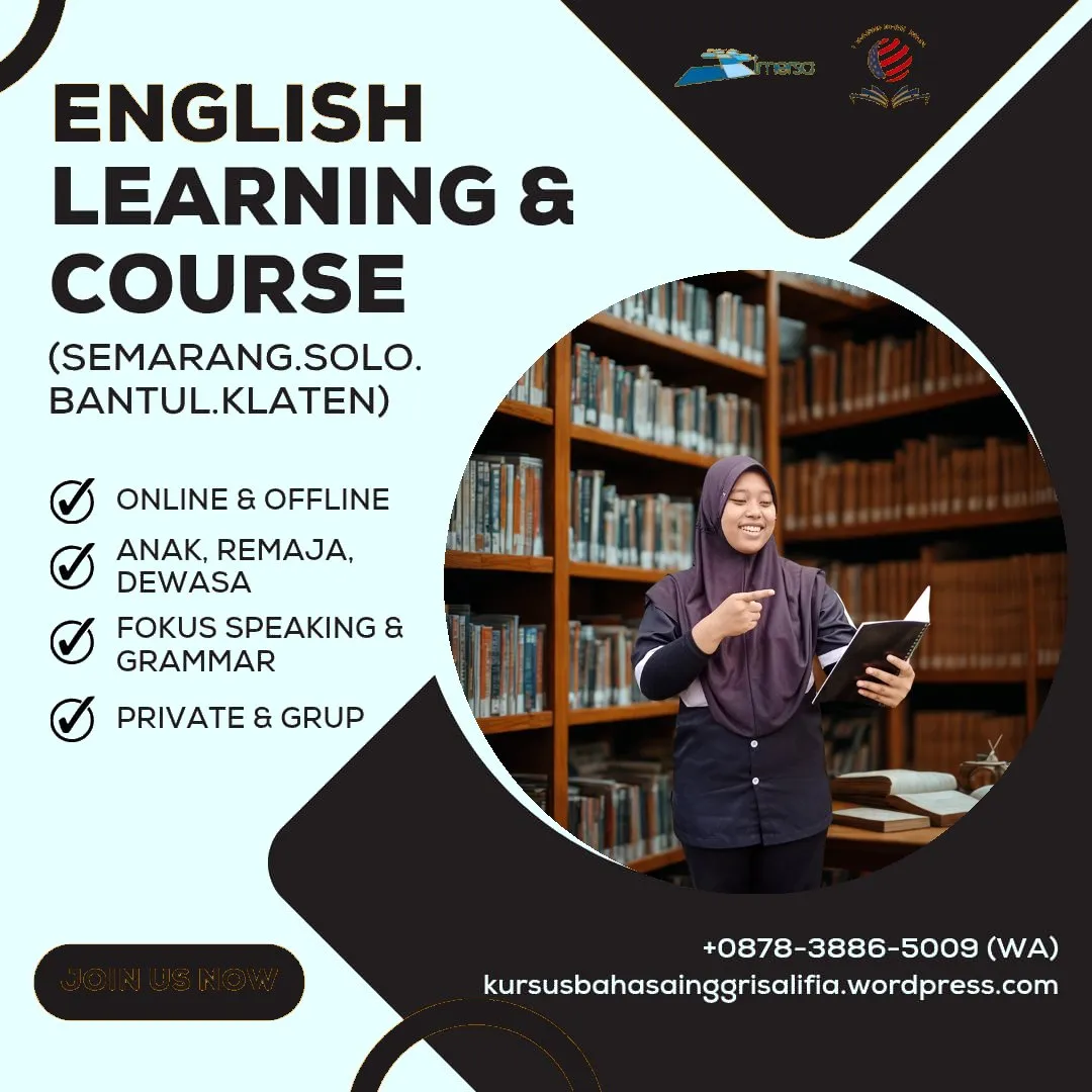 0878-3886-5009 (WA) Kursus Bahasa Inggris di Ngaliyan Semarang, Les Bahasa Inggris Anak Solo, Tentor Bahasa Inggris Jogja, Les Bahasa Inggris Terbaik di Solo, Lembaga Bahasa Inggris Semarang, Bimbingan Belajar Bahasa Inggris di Jogja, Harga Kursus Bahasa Inggris di Jogja, Privat Bahasa Inggris Jogja, Les Bahasa Inggris Semarang Terdekat, Kursus Bahasa Inggris Bantul
