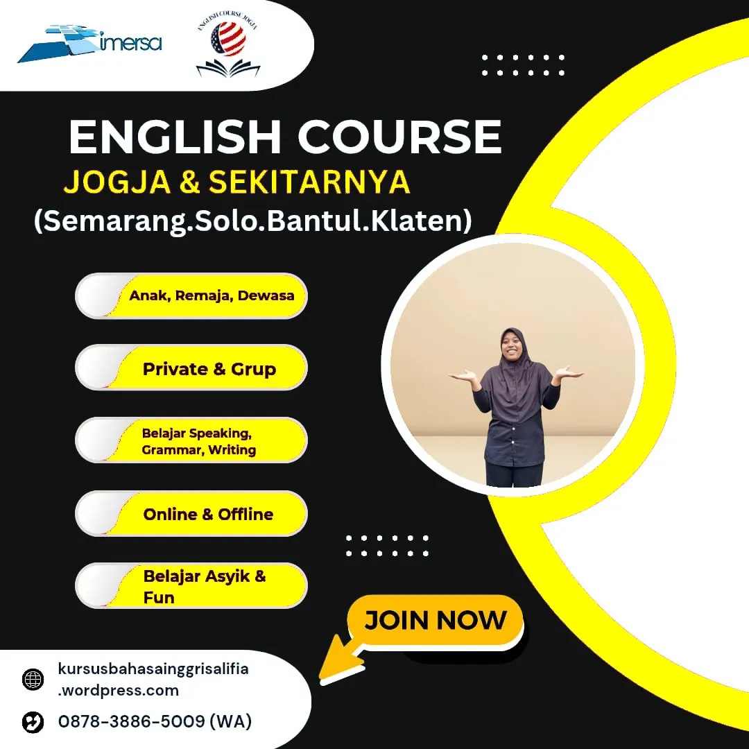 Belajar Bahasa Inggris di Jogja