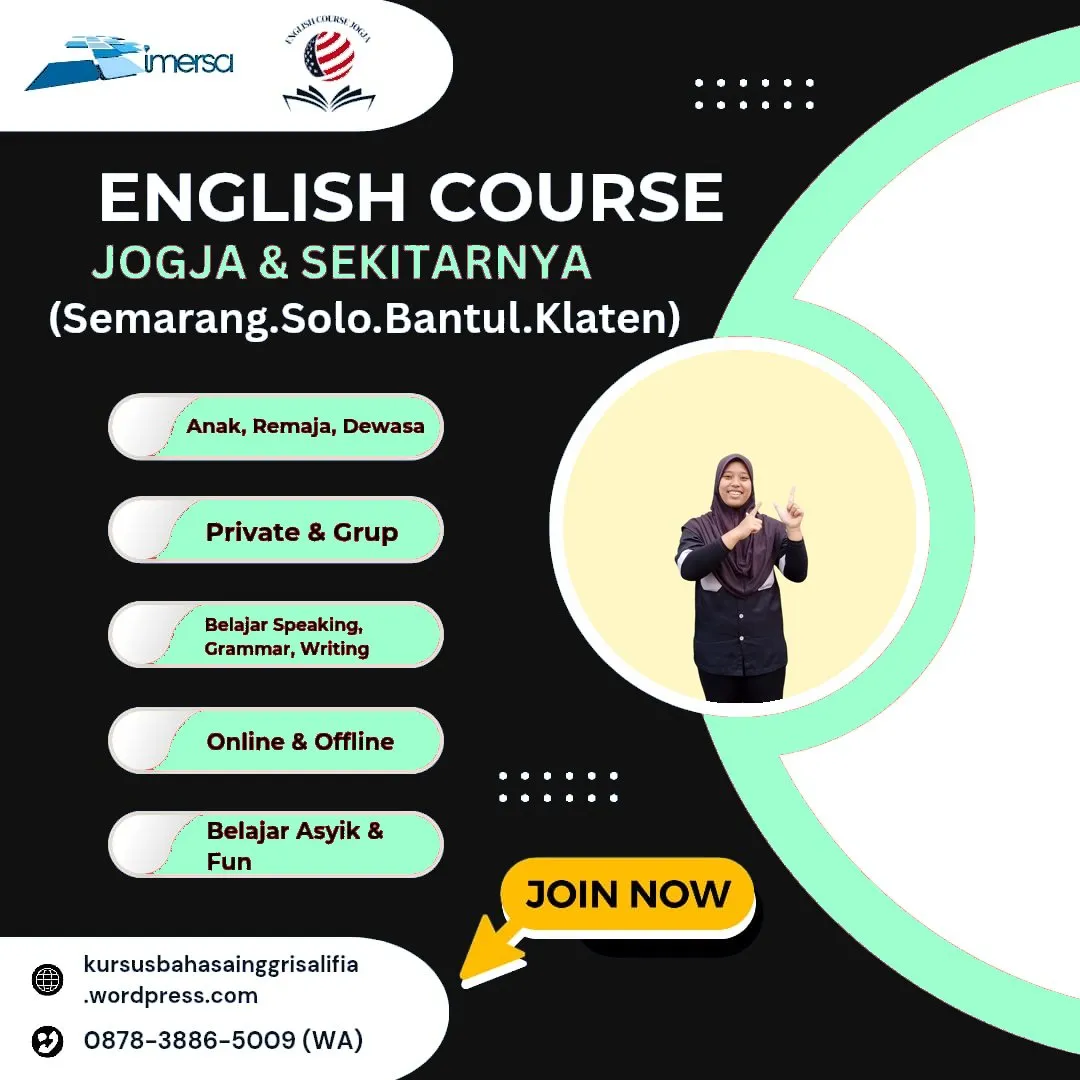 0878-3886-5009 (WA) Les Bahasa Inggris Anak di Solo, Bimbel Bahasa Inggris di Solo, Belajar Bahasa Inggris di Jogja, Kursus Bahasa Inggris SD di Jogja, Kursus Bahasa Inggris di Jogja Terdekat, Kursus Percakapan Bahasa Inggris di Jogja, Bimbingan Belajar Bahasa Inggris di Jogja, Les Bahasa Inggris Semarang Rating Tertinggi, Kursus Bahasa Inggris Ungaran Kabupaten Semarang Jawa Tengah, Kursus Bahasa Inggris Anak di Solo