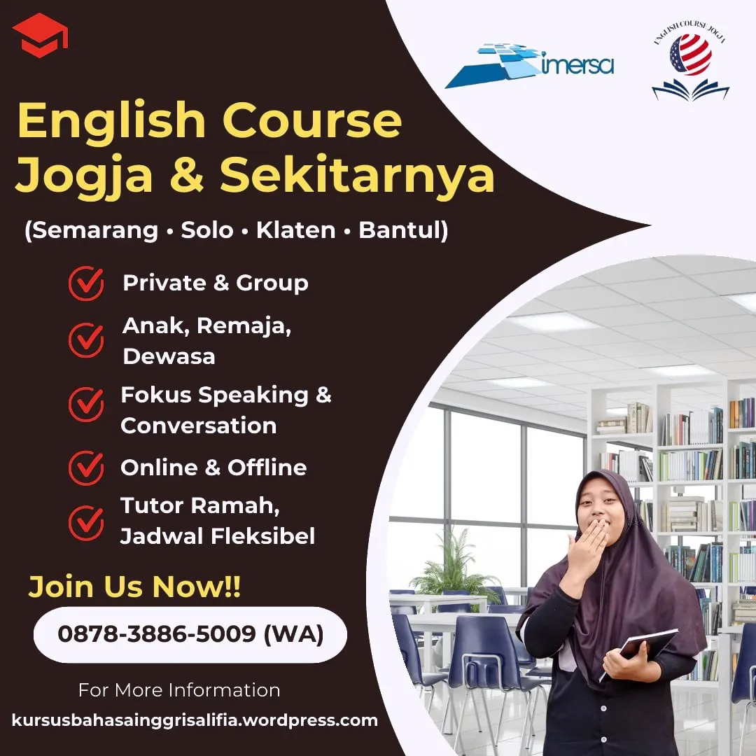 0878-3886-5009 (WA) Kursus Bahasa Inggris di Solo, Kursus Bahasa Inggris di Solo, Les Bahasa Inggris Semarang Timur, Les Bahasa Inggris Semarang, Tempat Belajar Bahasa Inggris di Jogja, Les Bahasa Inggris di Sleman, Kursus Bahasa Inggris di Jogja Online, Guru Les Privat Bahasa Inggris di Solo, Sekolah Bahasa Inggris di Semarang, Kursus Bahasa Inggris Ungaran Kabupaten Semarang Jawa Tengah