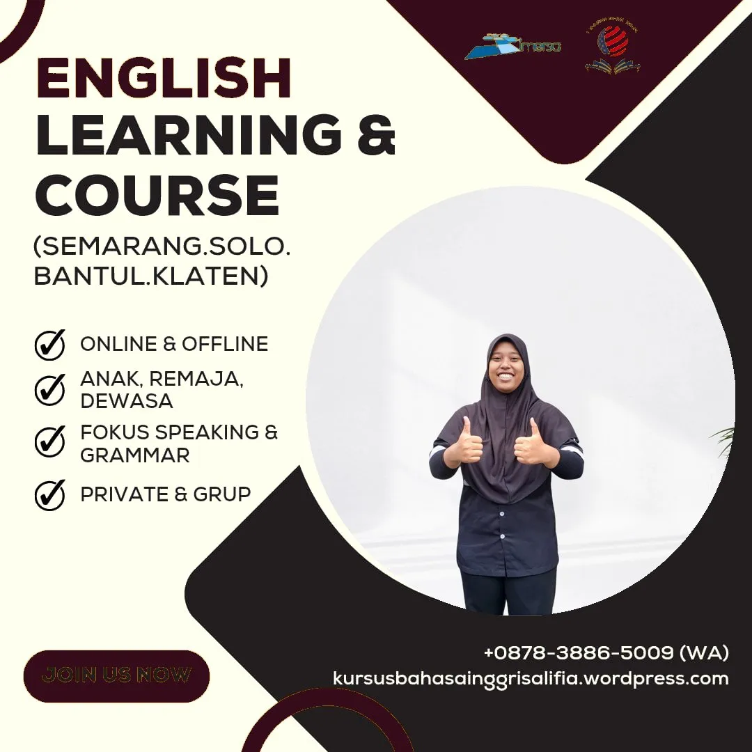 Bimbel Bahasa Inggris di Jogja