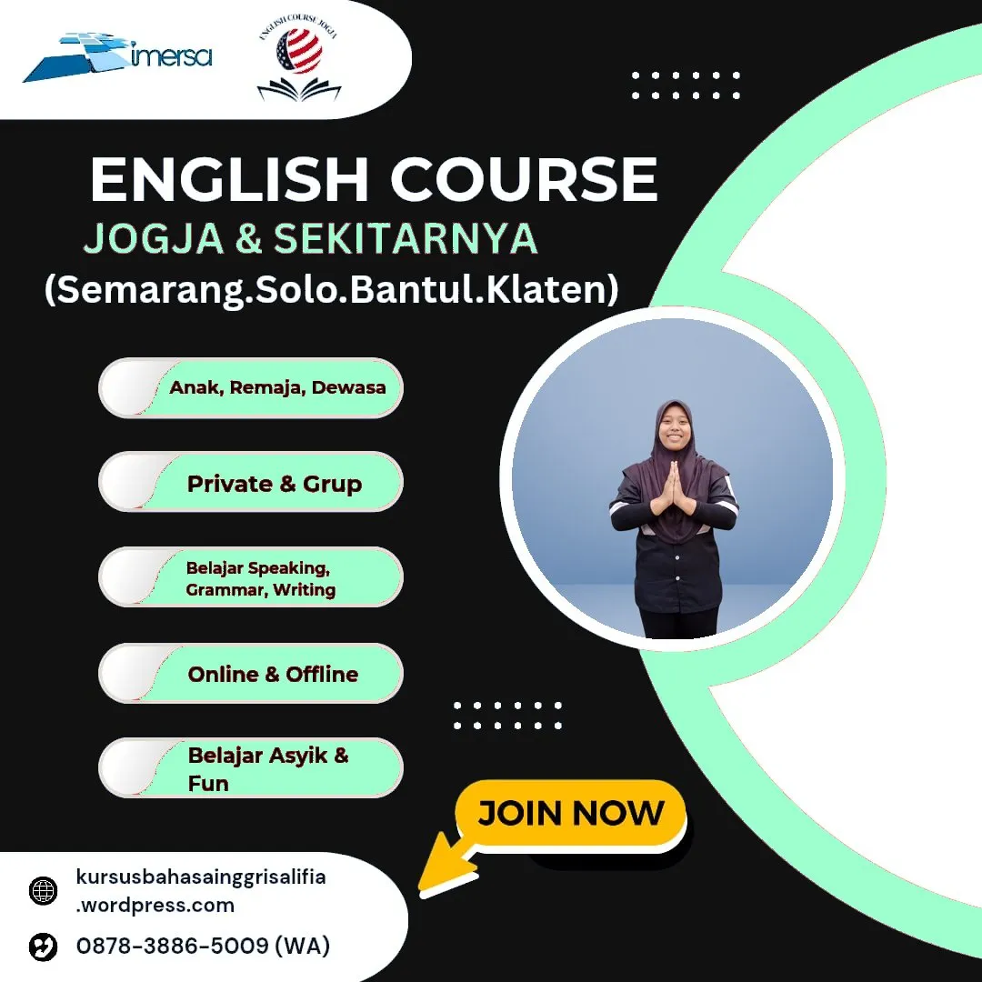 0878-3886-5009 (WA) Bimbel Bahasa Inggris di Jogja, Les Bahasa Inggris Semarang Murah, Les Bahasa Inggris Anak di Bantul, Les Bahasa Inggris di Jogja dan Harga, Rekomendasi Tempat Les Bahasa Inggris di Jogja, Kursus Bahasa Inggris Jogja Terbaik, Kursus Bahasa Inggris di Semarang, Les Bahasa Inggris Anak Jogja, Kursus Bahasa Inggris Untuk Dewasa di Jogja, Kursus Bahasa Inggris di Jogja Terdekat