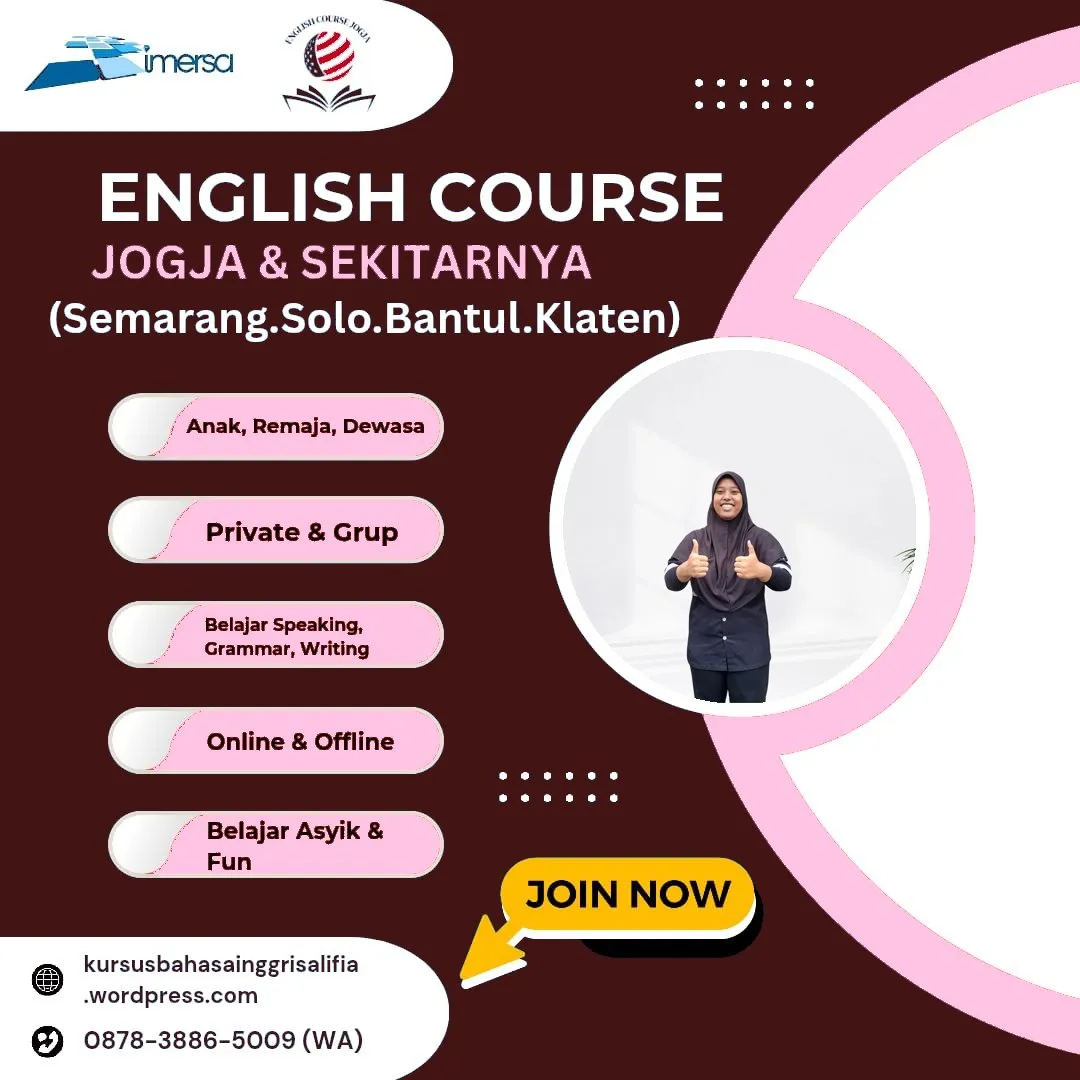0878-3886-5009 (WA) Privat Bahasa Inggris di Solo, Rekomendasi Kursus Bahasa Inggris Jogja, Les Bahasa Inggris Anak Solo, Privat Bahasa Inggris Jogja, Kursus Bahasa Inggris SD di Jogja, Les Privat Bahasa Inggris Jogja, Les Privat Bahasa Inggris Solo, Les Bahasa Inggris Anak di Semarang, Les Privat Bahasa Inggris Semarang, Guru Les Bahasa Inggris Jogja
