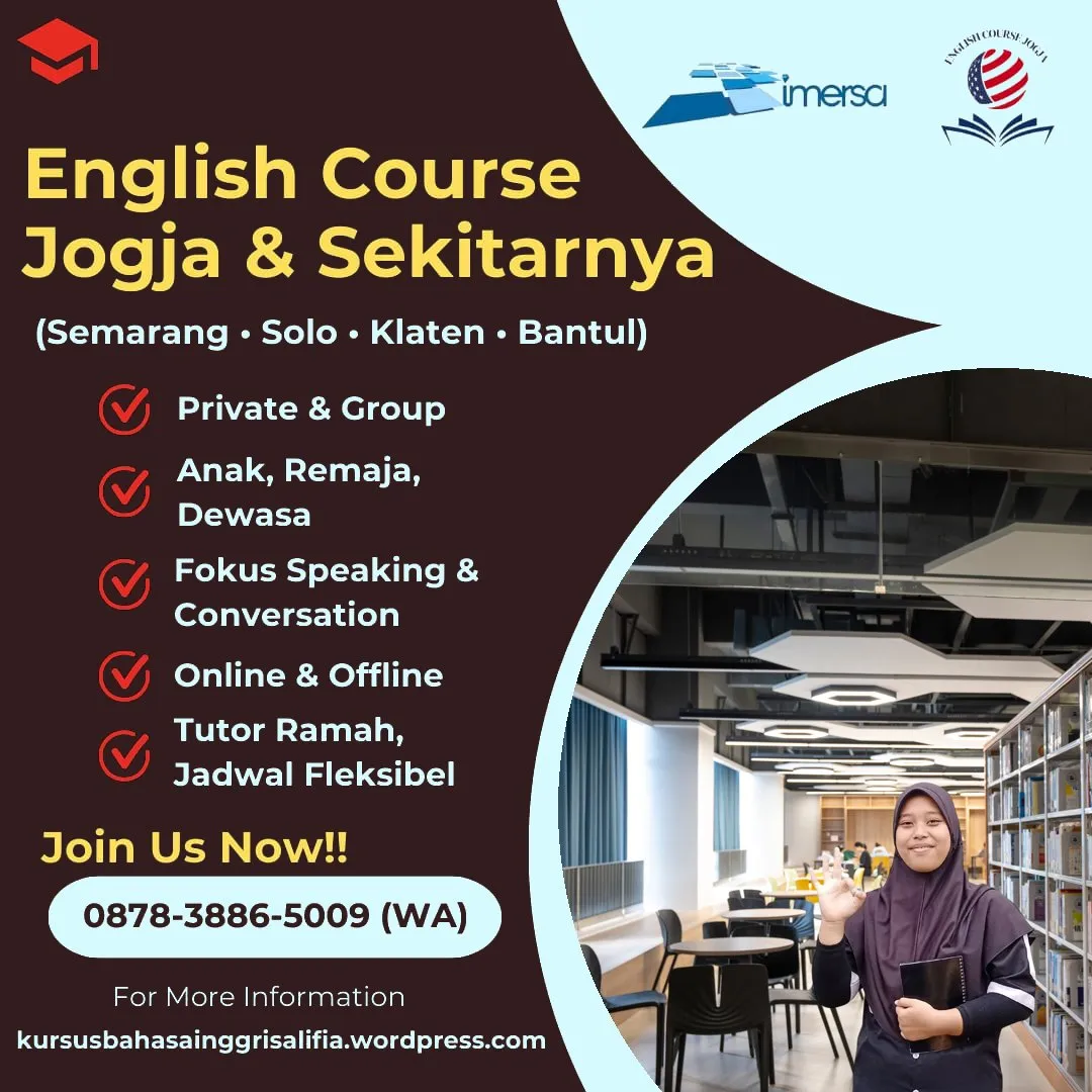 0878-3886-5009 (WA) Harga Les Bahasa Inggris di Solo, Pelatihan Bahasa Inggris Jogja, Tempat Les Bahasa Inggris Yang Bagus di Jogja, Tempat Les Bahasa Inggris di Solo, Les Bahasa Inggris Anak TK di Jogja, Kursus Bahasa Inggris di Tlogosari Semarang, Les Privat Bahasa Inggris Jogja, Les Speaking Bahasa Inggris Semarang, Privat Bahasa Inggris di Solo, Kursus Bahasa Inggris SMA di Jogja
