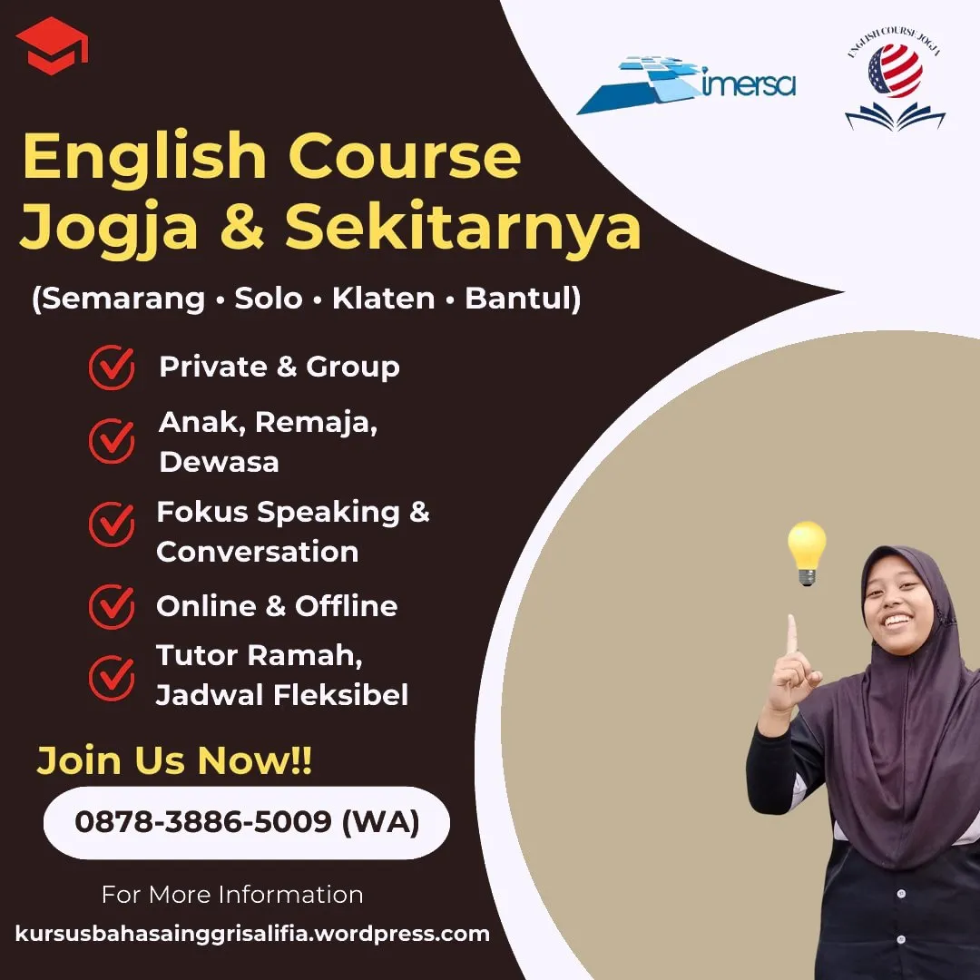 Kursus Bahasa Inggris Conversation Jogja