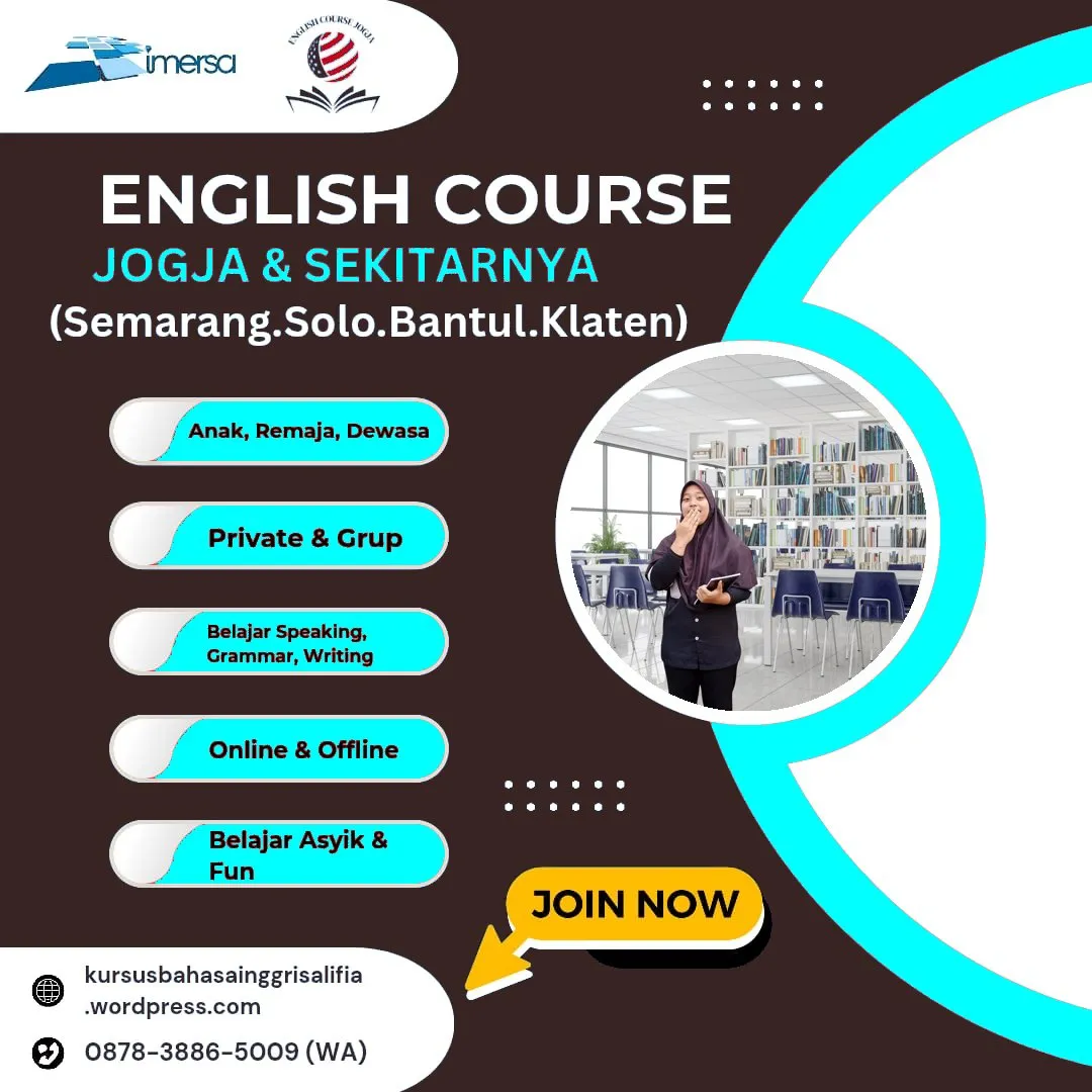Kursus Bahasa Inggris di Jogja