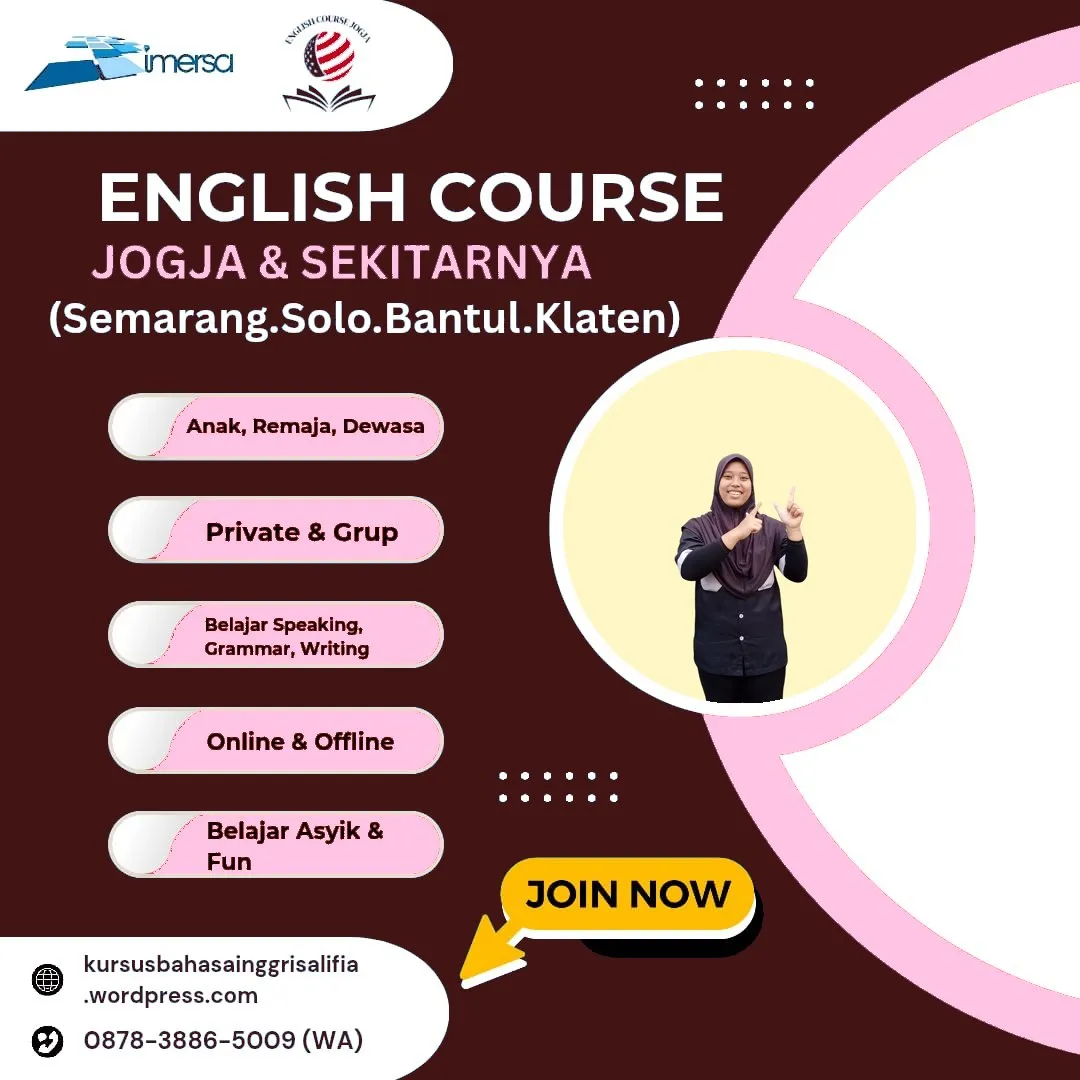 0878-3886-5009 (WA) Guru Bahasa Inggris Jogja, Kursus Bahasa Inggris di Jogja Rating Tertinggi, Tempat Les Bahasa Inggris Jogja, Privat Bahasa Inggris di Solo, Kursus Bahasa Inggris di Jogja Online, Les Bahasa Inggris di Sleman, Les Bahasa Inggris Semarang Murah, Kursus Bahasa Inggris Semarang Murah, Kampung Bahasa Inggris Jogja, Rekomendasi Les Bahasa Inggris Jogja
