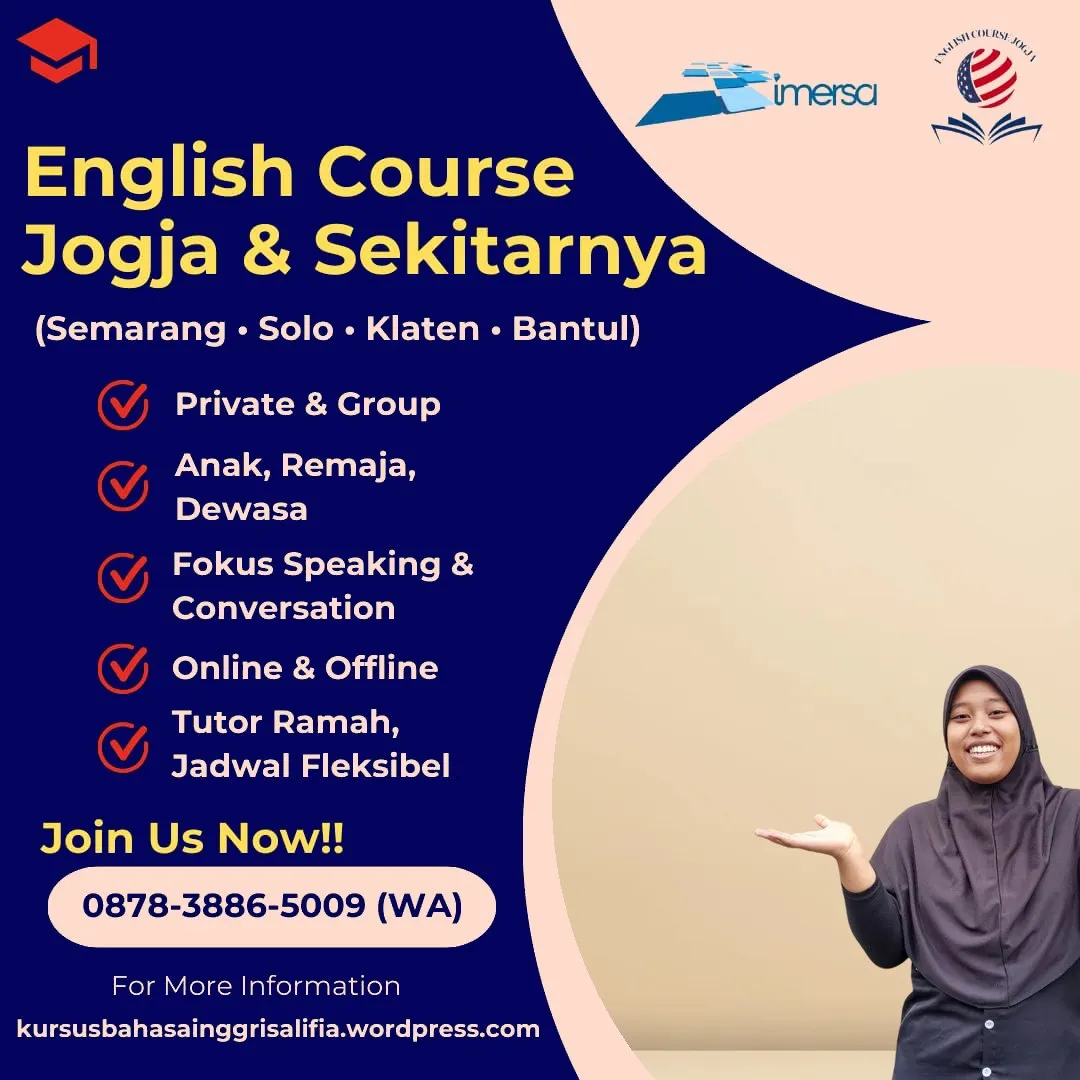 Harga Kursus Bahasa Inggris di Jogja