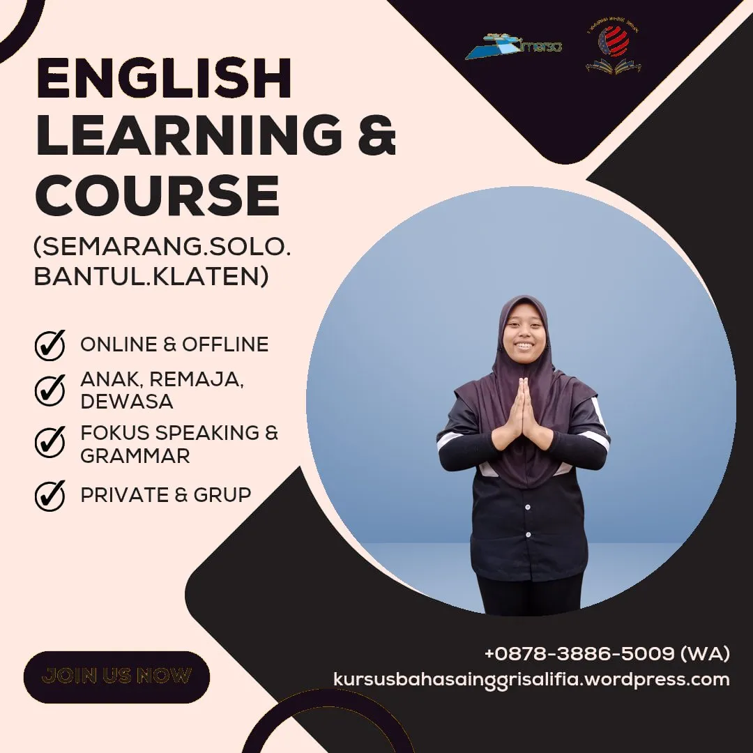 0878-3886-5009 (WA) Harga Kursus Bahasa Inggris di Jogja, Les Bahasa Inggris Semarang Timur, Kursus Bahasa Inggris Jogja Terbaik, Les Bahasa Inggris Untuk Anak TK di Jogja, Les Bahasa Inggris Semarang, Les Bahasa Inggris Anak Semarang, Kursus Bahasa Inggris Solo, Kursus Bahasa Inggris Klaten, Sekolah Bahasa Inggris di Solo, Pelatihan Bahasa Inggris Jogja