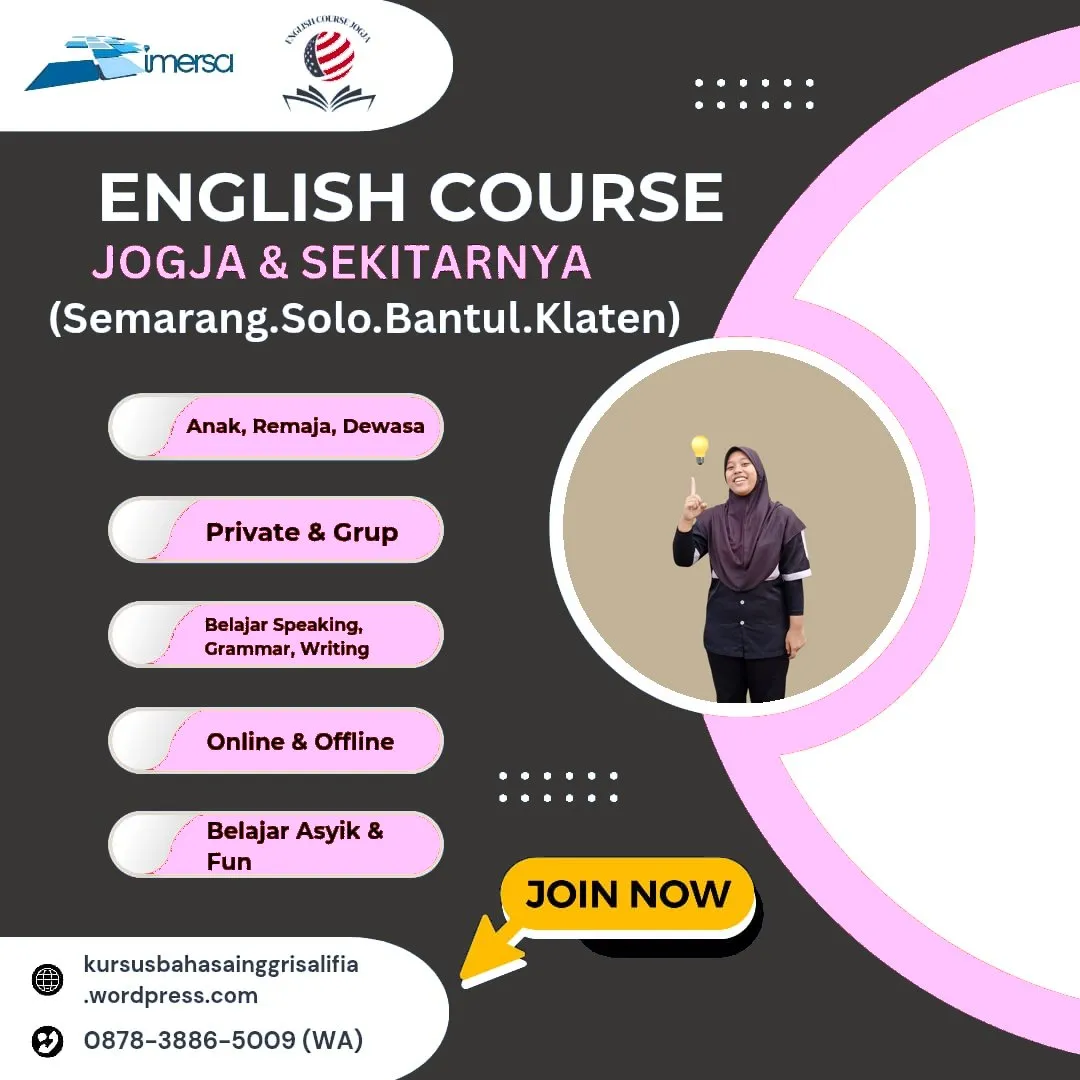 Kursus Bahasa Inggris Jogja Murah
