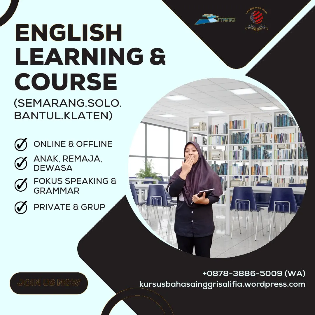 0878-3886-5009 (WA) Les Private Bahasa Inggris Jogja, Les Privat Bahasa Inggris Klaten, Les Bahasa Inggris Untuk Anak TK di Jogja, Les Bahasa Inggris Semarang Rating Tertinggi, Bimbel Bahasa Inggris Semarang, Kursus Bahasa Inggris Sleman, Les Bahasa Inggris di Jogja Sleman, Kursus Conversation Bahasa Inggris di Semarang, Tempat Belajar Bahasa Inggris di Jogja, Kursus Bahasa Inggris Untuk Dewasa di Jogja