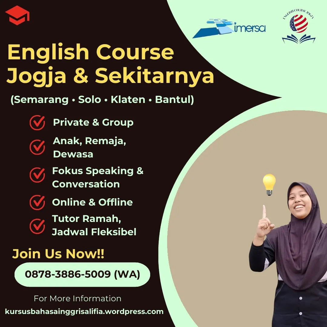 Kursus Bahasa Inggris di Jogja Yang Murah