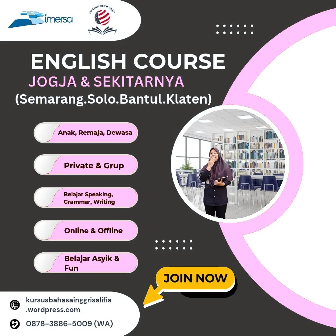 Kursus Bahasa Inggris di Jogja Murah