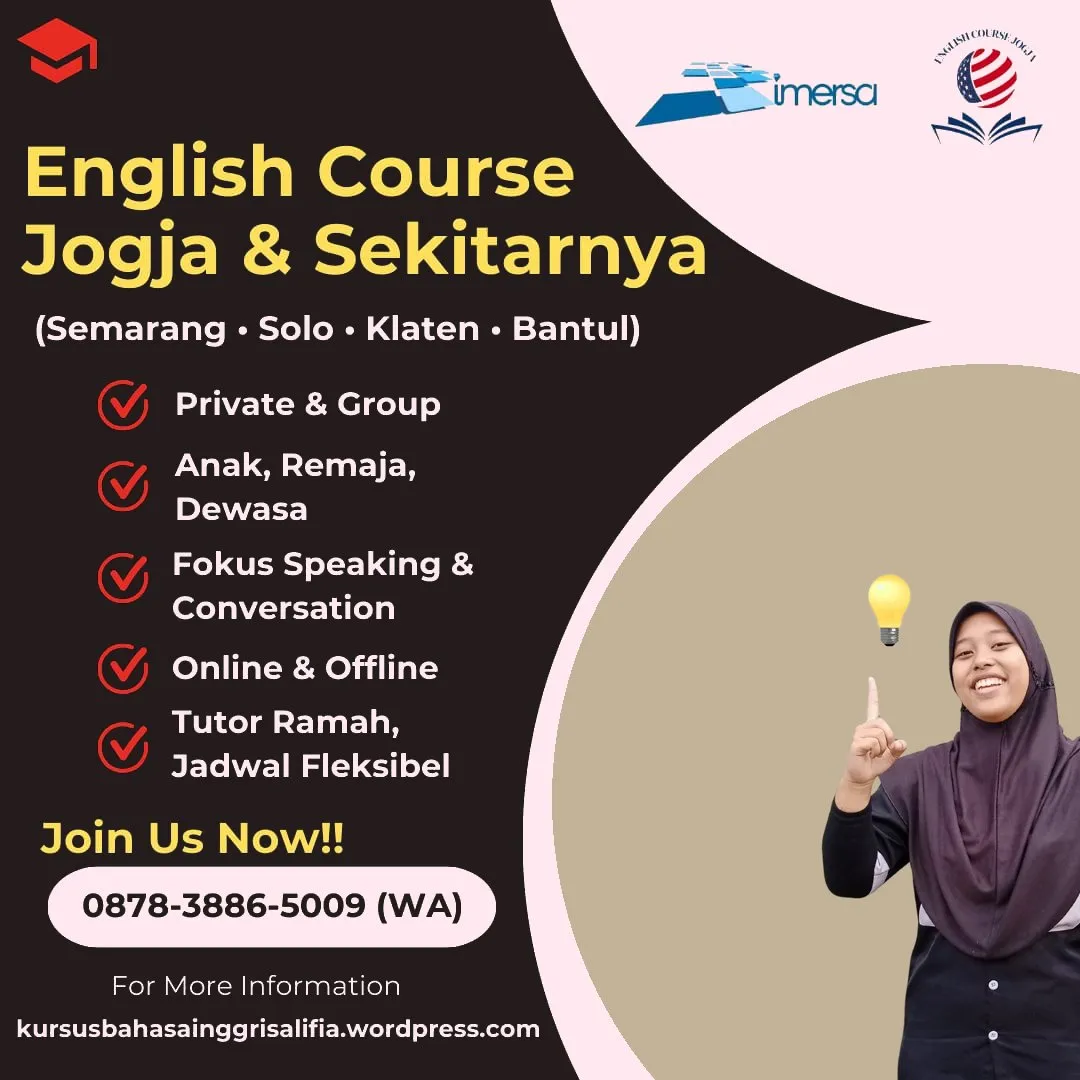 0878-3886-5009 (WA) Les Bahasa Inggris Murah di Jogja, Belajar Bahasa Inggris Semarang, Les Bahasa Inggris Banyumanik Semarang, Les Bahasa Inggris Untuk Anak TK di Jogja, Kursus Bahasa Inggris di Jogja Yang Murah, Bimbel Bahasa Inggris Solo, Les Bahasa Inggris Solo, Kursus Bahasa Inggris Anak Semarang, Bimbel Bahasa Inggris di Semarang, Les Bahasa Inggris Klaten
