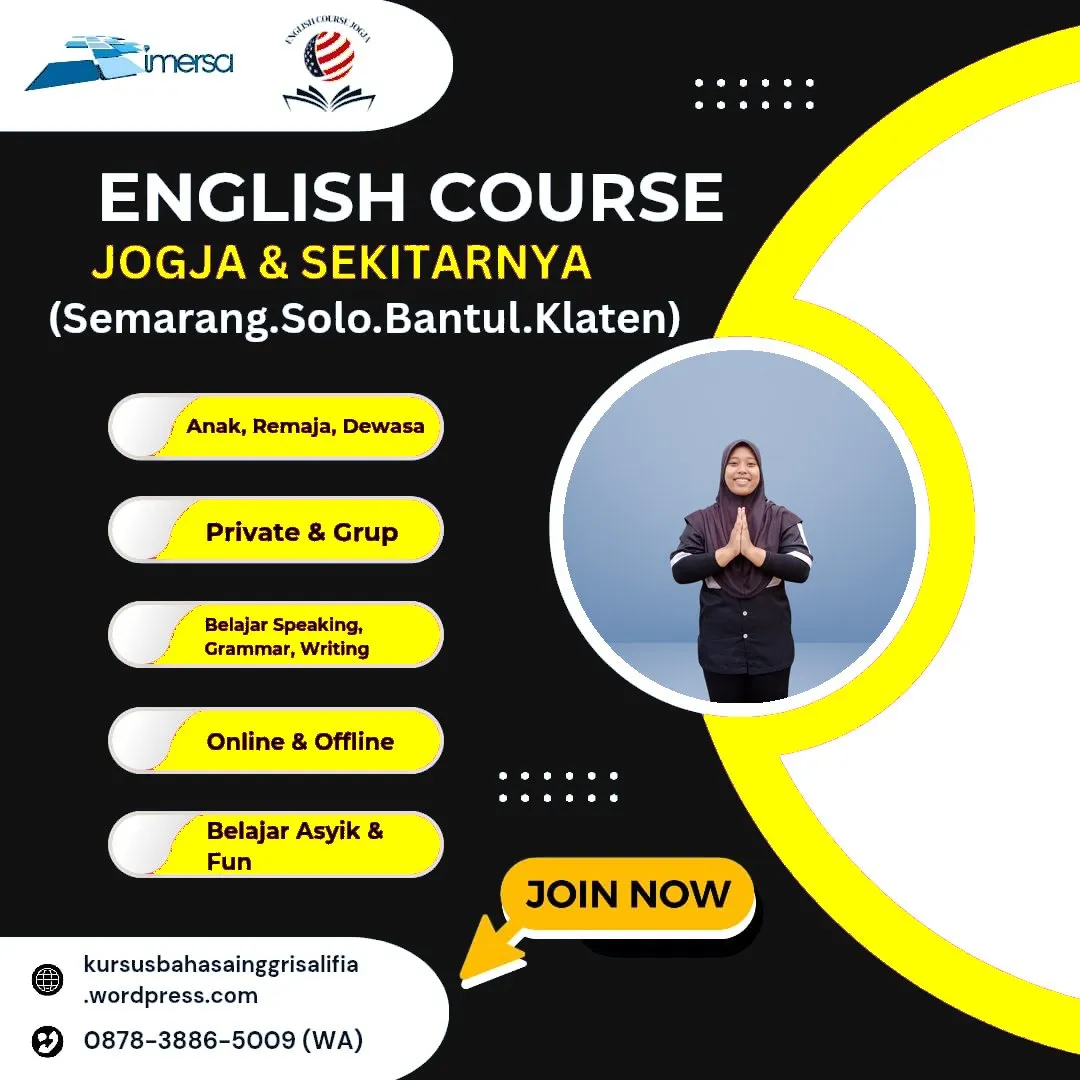 Tempat Les Bahasa Inggris Murah di Jogja