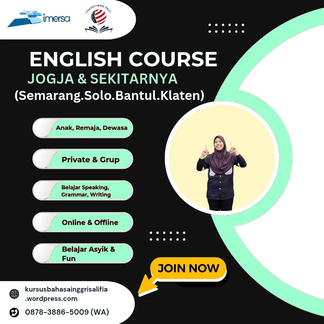 0878-3886-5009 (WA) Kursus Bahasa Inggris Online Jogja, Les Bahasa Inggris Ngaliyan Semarang, Les Bahasa Inggris Anak Semarang, Les Bahasa Inggris Klaten, Les Bahasa Inggris Anak di Bantul, Les Bahasa Inggris Jogja Murah, Harga Kursus Bahasa Inggris di Jogja, Bimbel Bahasa Inggris Solo, Kursus Bahasa Inggris Conversation Jogja, Privat Bahasa Inggris Semarang