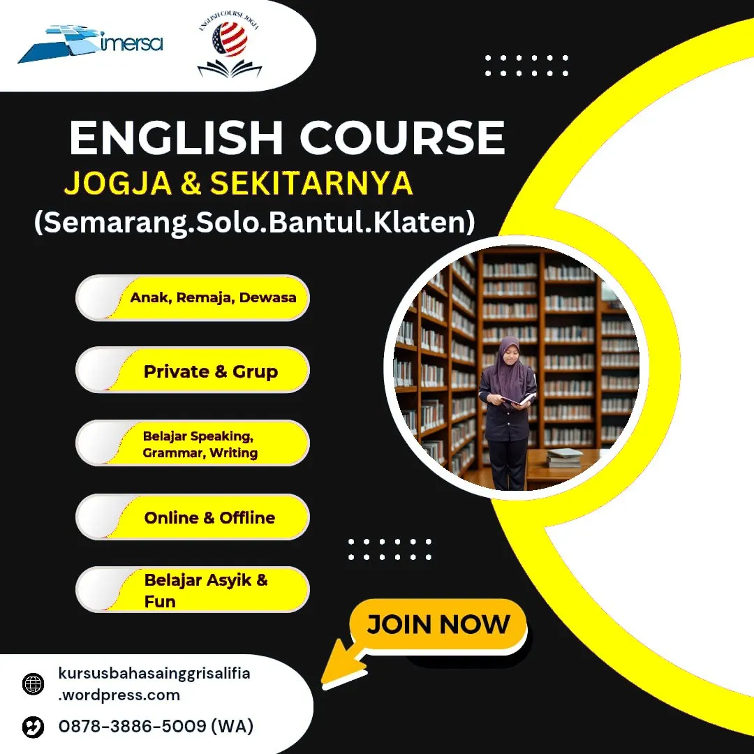 Kursus Percakapan Bahasa Inggris di Jogja