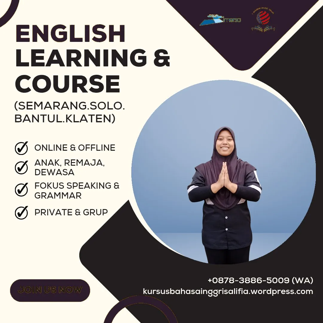 Rekomendasi Kursus Bahasa Inggris Jogja