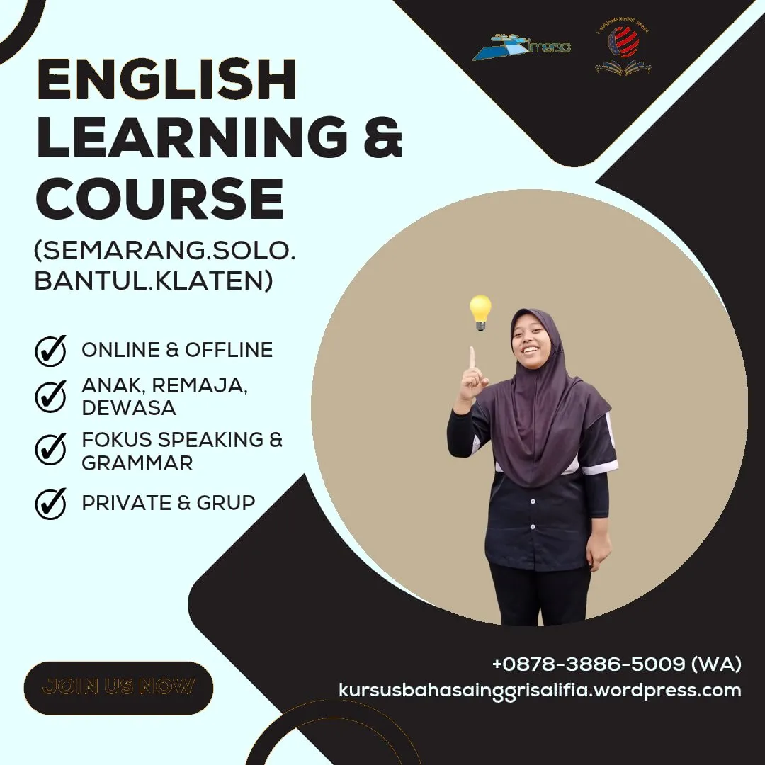 0878-3886-5009 (WA) Rekomendasi Tempat Les Bahasa Inggris di Jogja, Belajar Bahasa Inggris di Jogja, Private Bahasa Inggris Jogja, Bimbel Bahasa Inggris di Jogja, Kursus Conversation Bahasa Inggris di Semarang, Kursus Bahasa Inggris Anak Jogja, Jasa Translate Bahasa Inggris Jogja, Les Inggris Klaten, Les Bahasa Inggris Semarang Timur, Tempat Les Bahasa Inggris di Klaten
