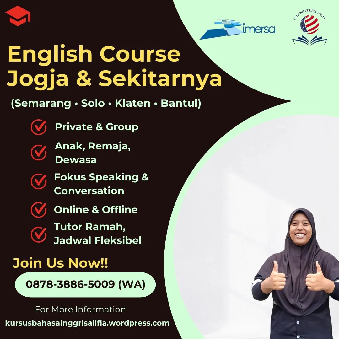 Les Speaking Bahasa Inggris Jogja