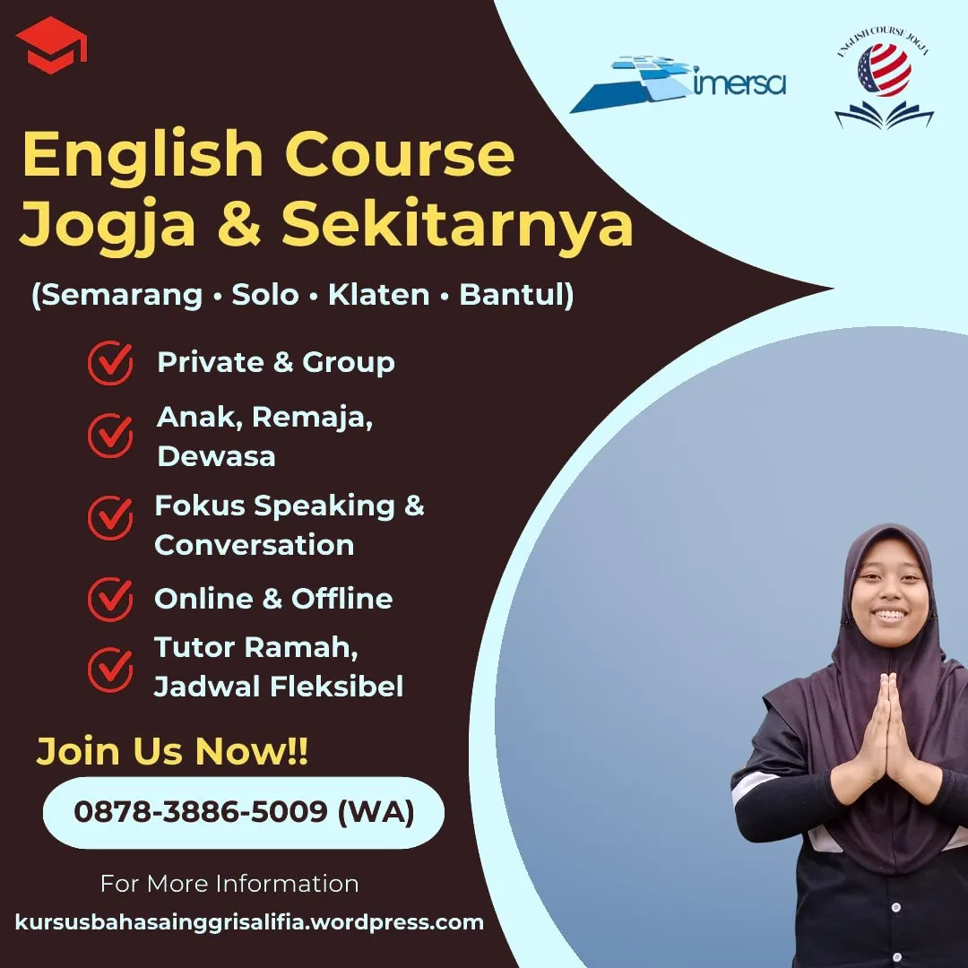 0878-3886-5009 (WA) Les Speaking Bahasa Inggris Jogja, Les Bahasa Inggris Ngaliyan Semarang, Kursus Bahasa Inggris Privat Semarang, Pelatihan Bahasa Inggris Jogja, Jasa Translate Bahasa Inggris Jogja, Les Bahasa Inggris Anak di Semarang, Les Bahasa Inggris Jogja Murah, Les Bahasa Inggris di Solo Yang Bagus, Kelas Bahasa Inggris Semarang, Les Bahasa Inggris Anak Jogja