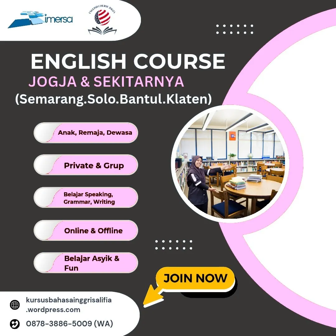 Kursus Bahasa Inggris SMA di Jogja