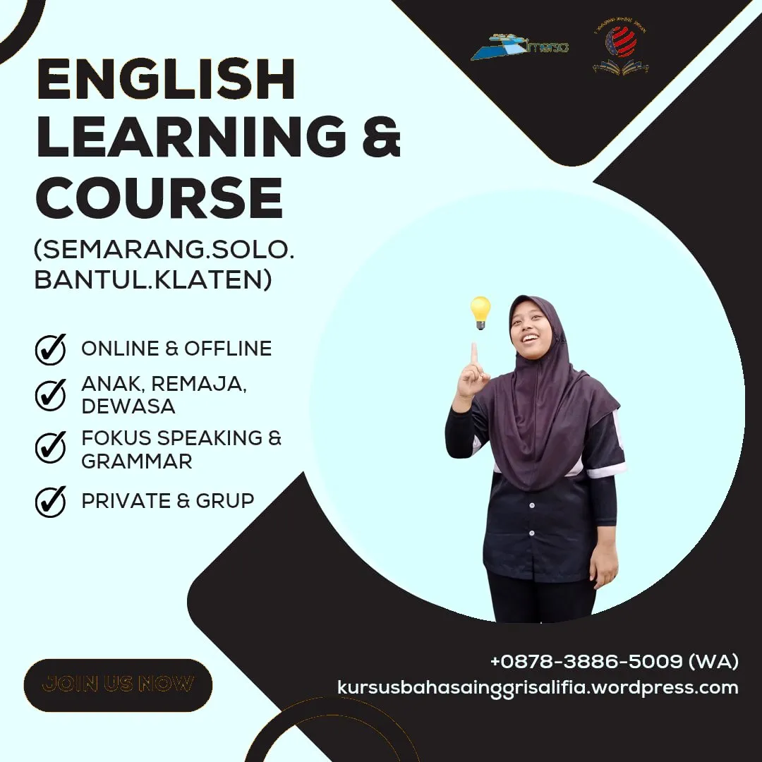 0878-3886-5009 (WA) Tempat Les Bahasa Inggris Jogja, Lembaga Bahasa Inggris di Semarang, Kursus Bahasa Inggris di Tlogosari Semarang, Kursus Bahasa Inggris Online Jogja, Privat Bahasa Inggris di Solo, Tempat Kursus Bahasa Inggris di Solo, Bimbel Bahasa Inggris di Semarang, Privat Bahasa Inggris Semarang, Les Privat Bahasa Inggris Bantul, Les Bahasa Inggris Anak Semarang