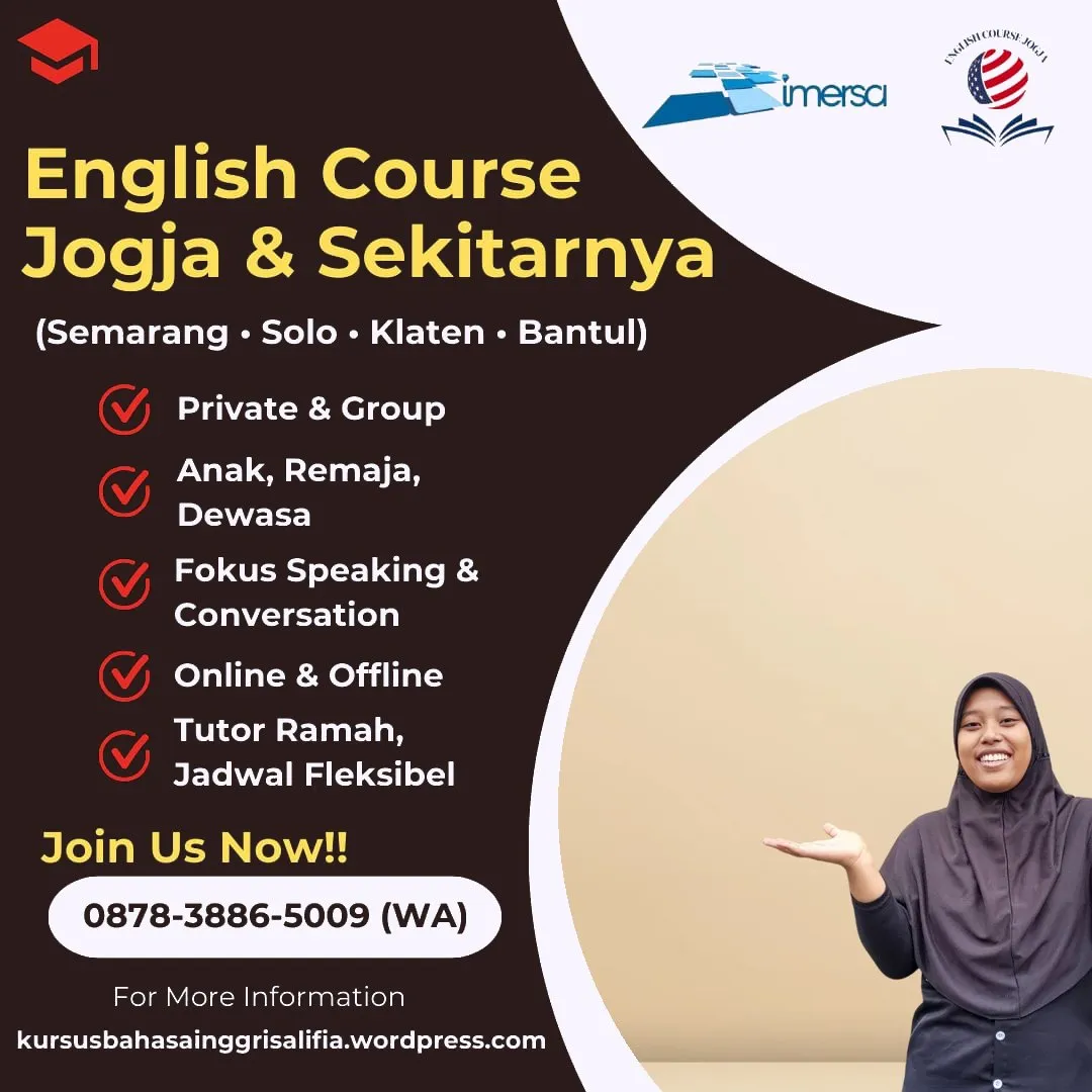 Kursus Bahasa Inggris Untuk Dewasa di Jogja
