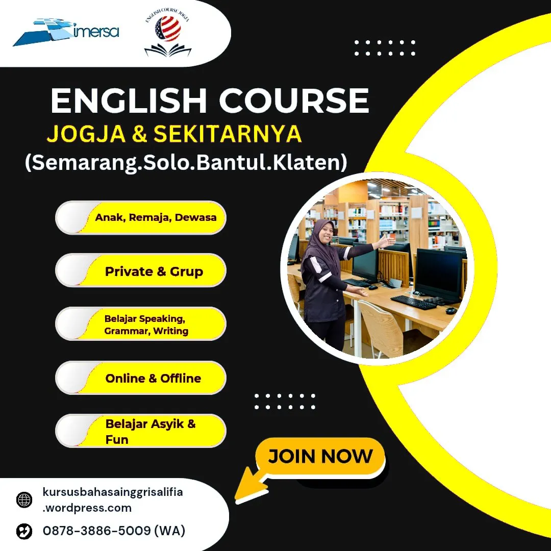 Kursus Bahasa Inggris Yang Bagus di Jogja