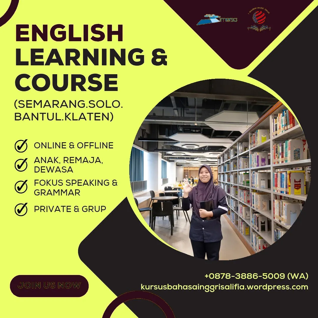 Les Bahasa Inggris di Sleman