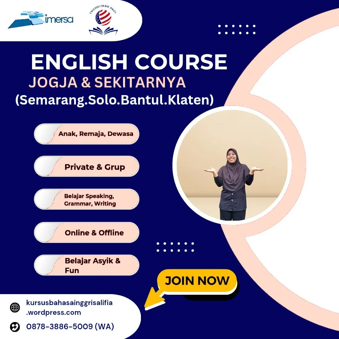 0878-3886-5009 (WA) Tempat Kursus Bahasa Inggris di Klaten, Les Bahasa Inggris di Solo Murah, Kursus Bahasa Inggris Anak di Solo, Tempat Les Bahasa Inggris di Bantul, Kursus Bahasa Inggris Jogja Terbaik, Pendidikan Bahasa Inggris Jogja, Jasa Translate Bahasa Inggris Jogja, Les Bahasa Inggris Murah di Jogja, Kursus Bahasa Inggris di Jogja Terbaik, Les Bahasa Inggris Terbaik di Solo
