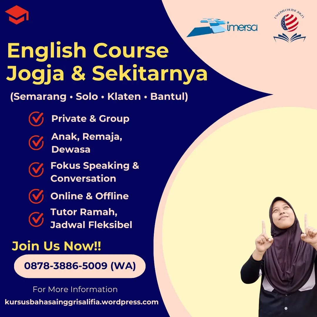 Kursus Bahasa Inggris Bantul