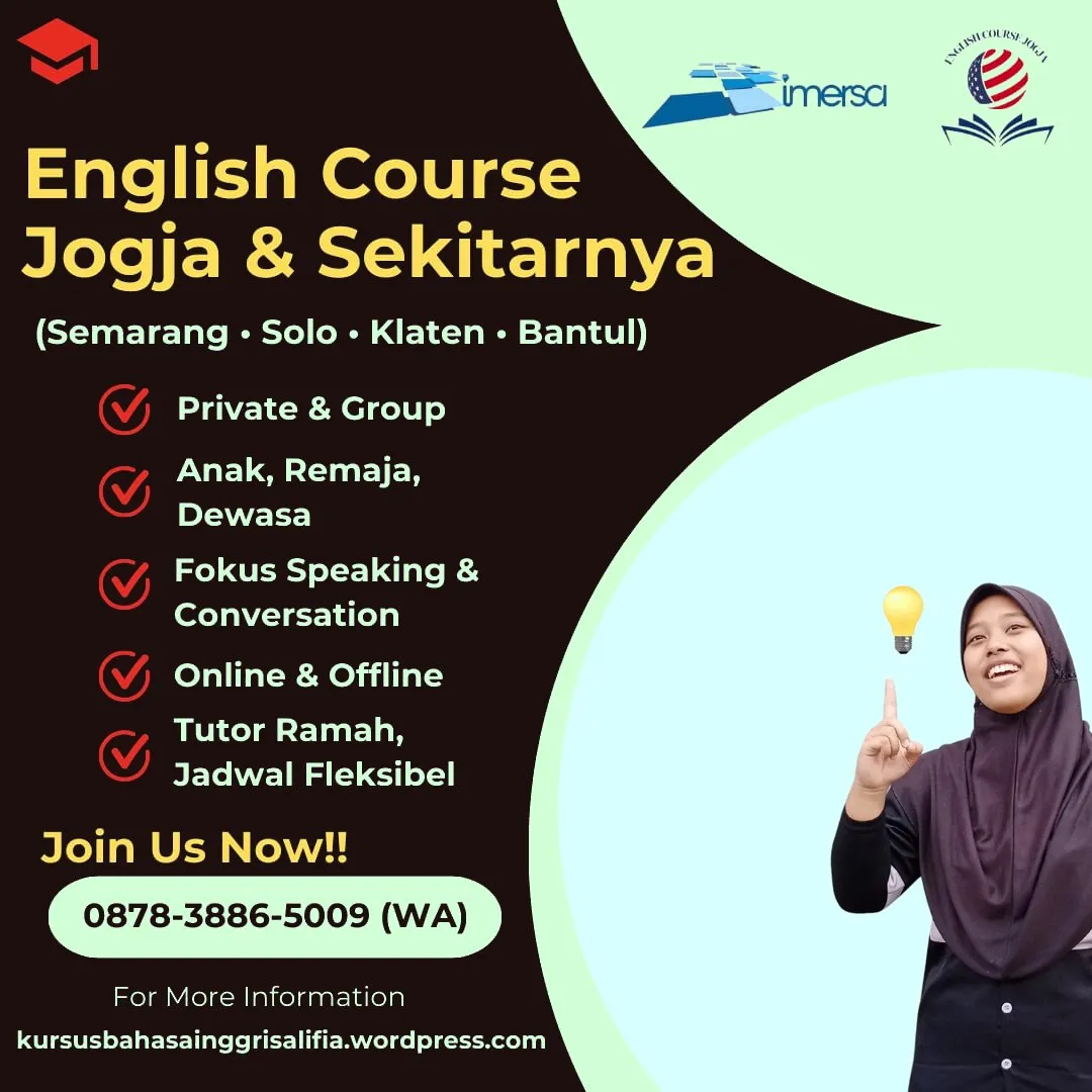 Kursus Bahasa Inggris di Bantul