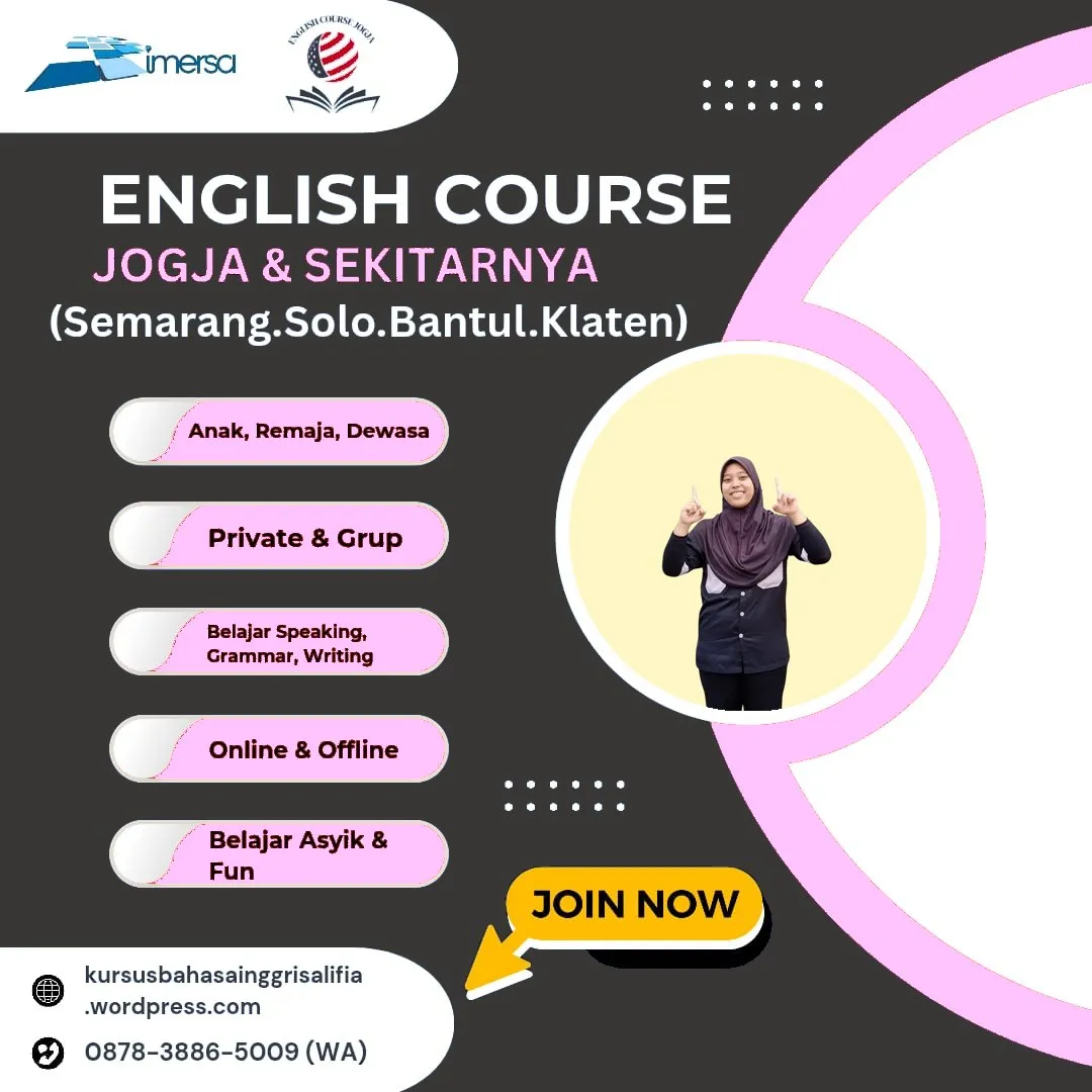 Tempat Les Bahasa Inggris di Bantul