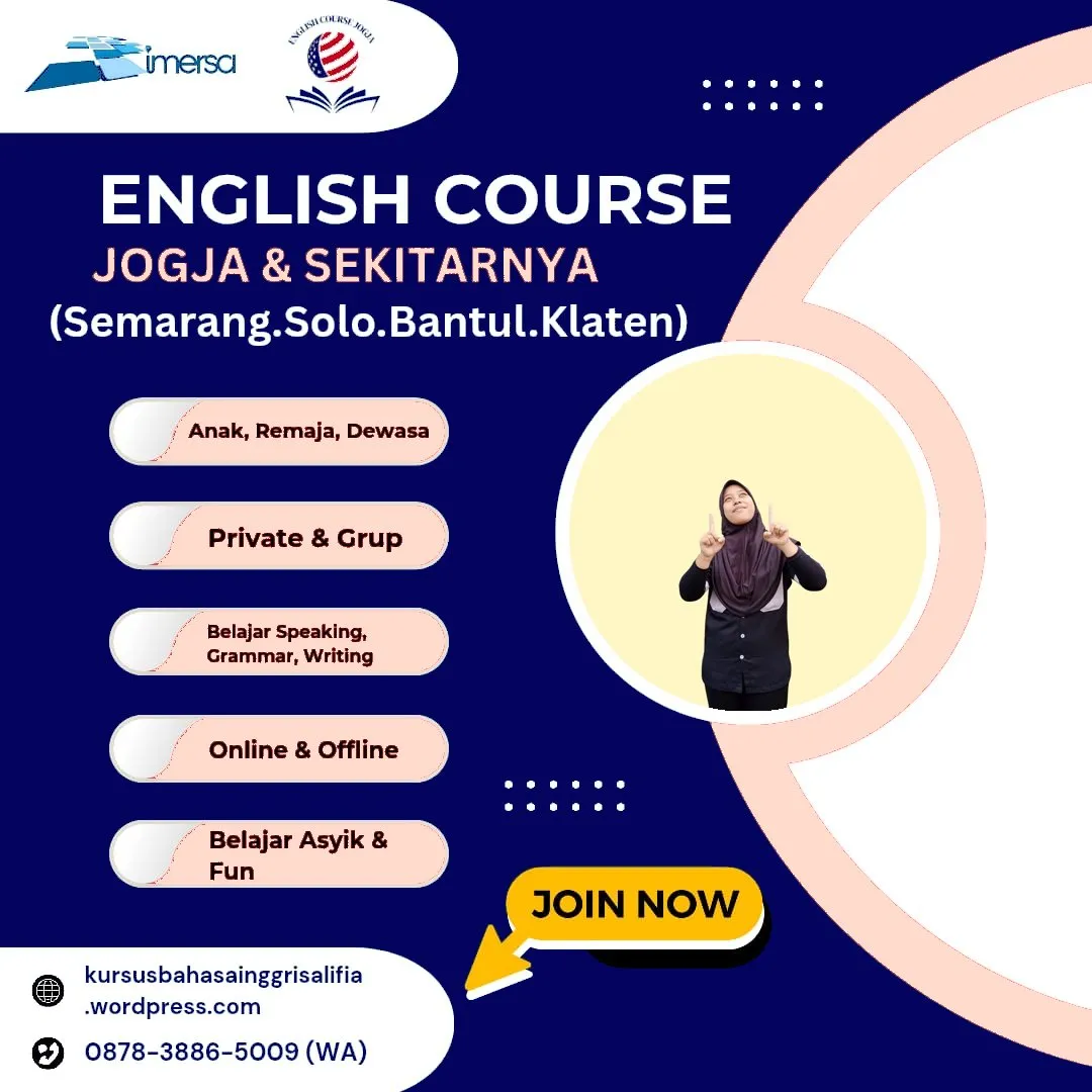0878-3886-5009 (WA) Kursus Bahasa Inggris Daerah Bantul, Kursus Bahasa Inggris di Solo Murah, Bimbingan Belajar Bahasa Inggris di Jogja, Kursus Bahasa Inggris di Jogja Untuk Mahasiswa, Kursus Bahasa Inggris Yang Bagus di Jogja, Les Bahasa Inggris Anak Bantul, Bimbel Bahasa Inggris Solo, Kursus Bahasa Inggris di Semarang Barat, Les Bahasa Inggris di Jogja Yang Bagus, Tempat Les Bahasa Inggris di Klaten