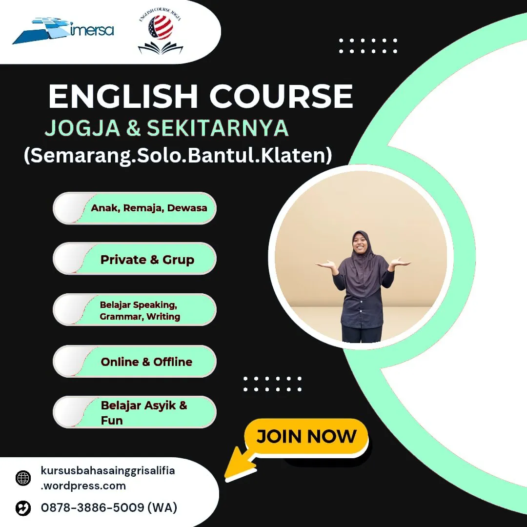 0878-3886-5009 (WA) Les Bahasa Inggris Anak Bantul, Les Bahasa Inggris Solo, Les Bahasa Inggris Anak di Semarang, Kursus Bahasa Inggris Ungaran Kabupaten Semarang Jawa Tengah, Les Bahasa Inggris Jogja, Kursus Bahasa Inggris Privat Semarang, Les Bahasa Inggris Anak di Jogja, Les Bahasa Inggris di Klaten, Kursus Bahasa Inggris di Tembalang Semarang, Kursus Bahasa Inggris Jogja Terbaik