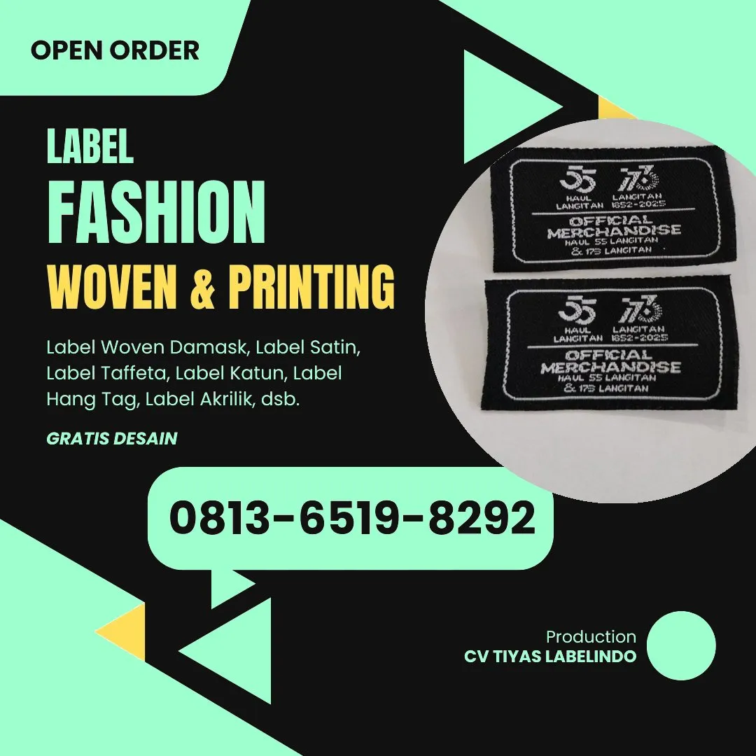 Label Hijab Tanpa Jahit