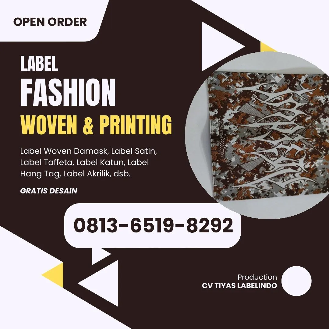 Label Hijab Woven