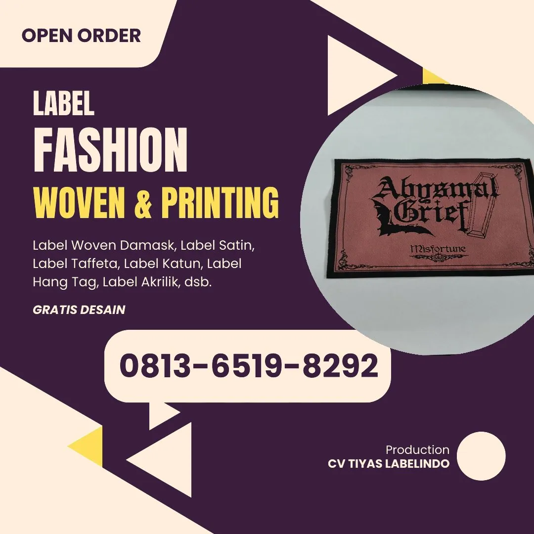 Label Untuk Kerudung, Contoh Label Hijab, Label Nama Hijab, Harga Label Hijab, Label di Kerudung, Pembuatan Label Hijab, Label Woven Jogja, Label Tudung Murah, Label Hijab Woven, Contoh Label Jilbab