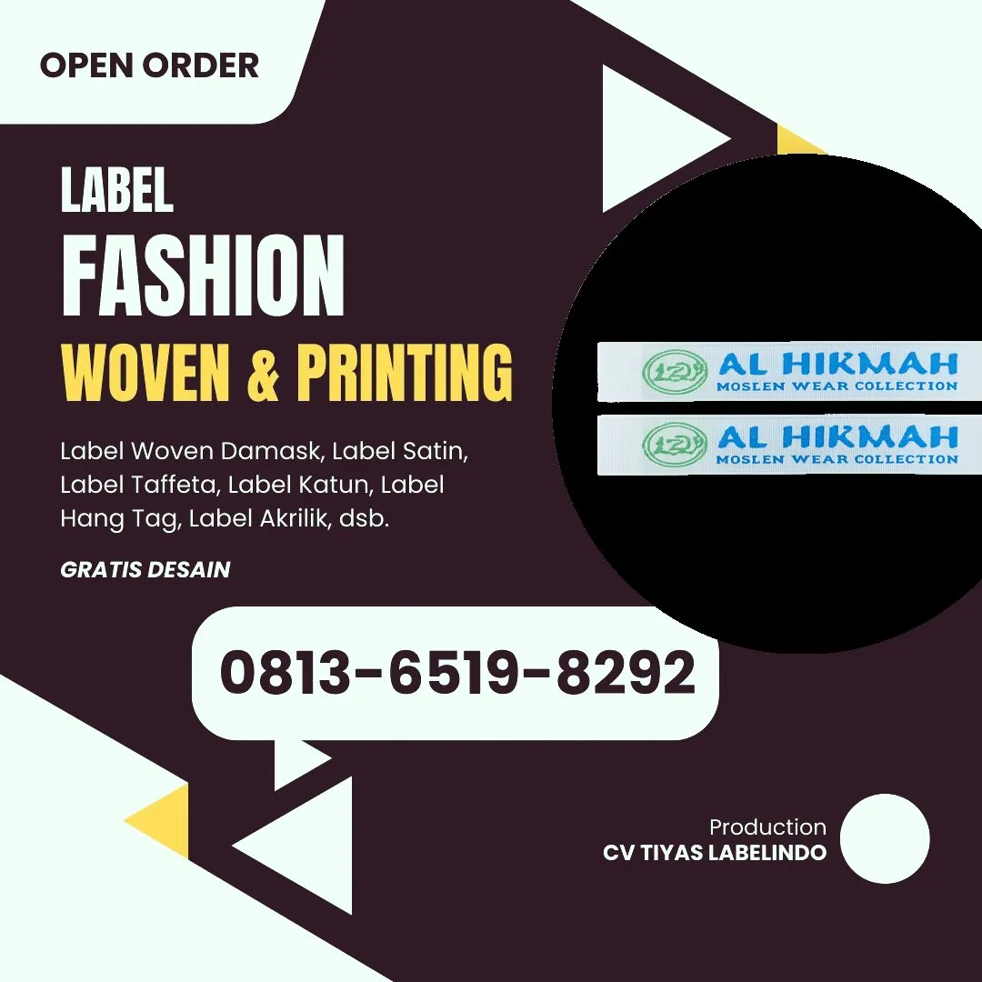 Label Jilbab Bandung, Cetak Label Jilbab Bandung, Label Besi, Label Jilbab Besi, Harga Label Kerudung, Label Jilbab Ponorogo, Bikin Label Kerudung Bandung, Label Hijab Kayu, Tukang Jahit Label Tudung, Kerudung Tanpa Label