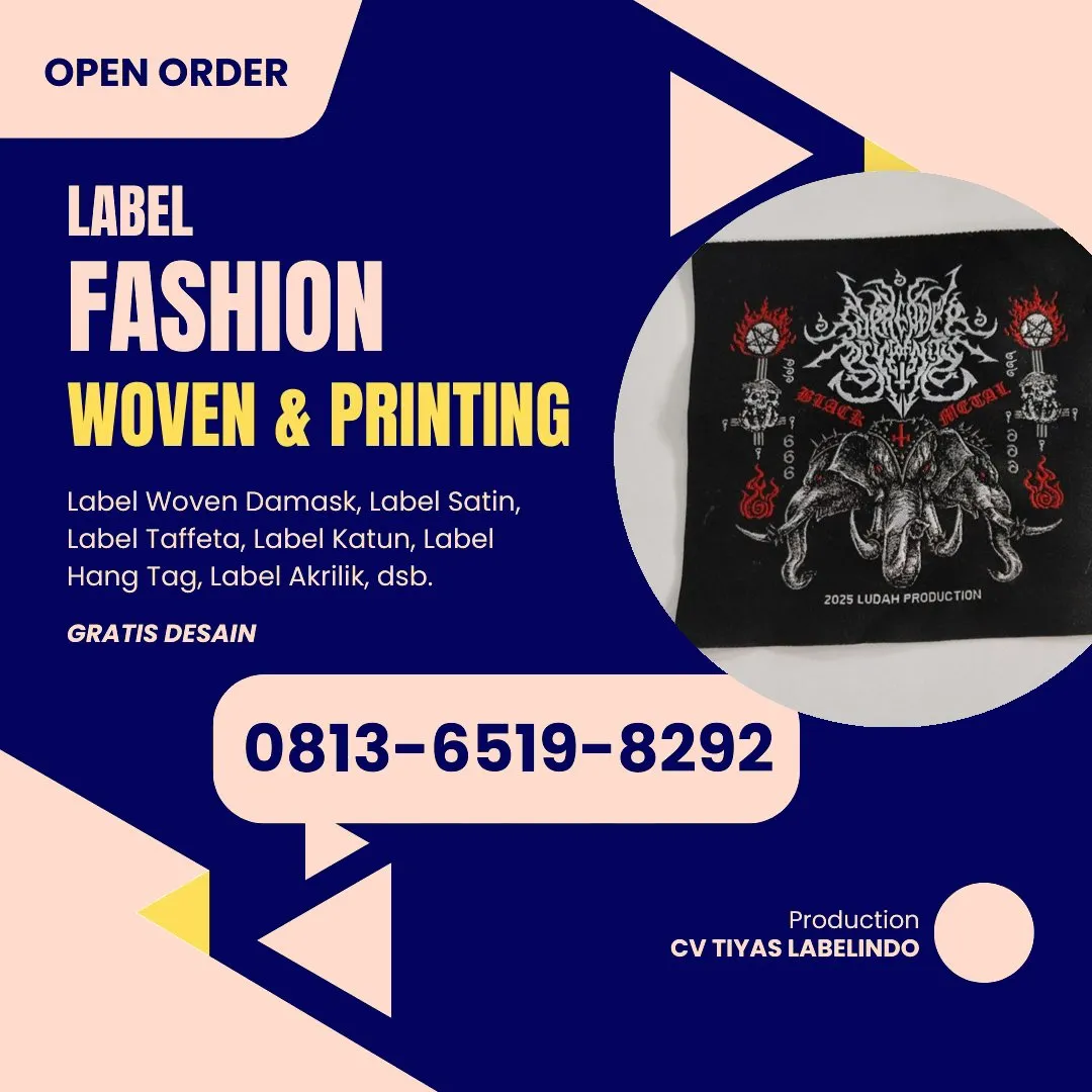 Label Pengikat Kerudung Surabaya
