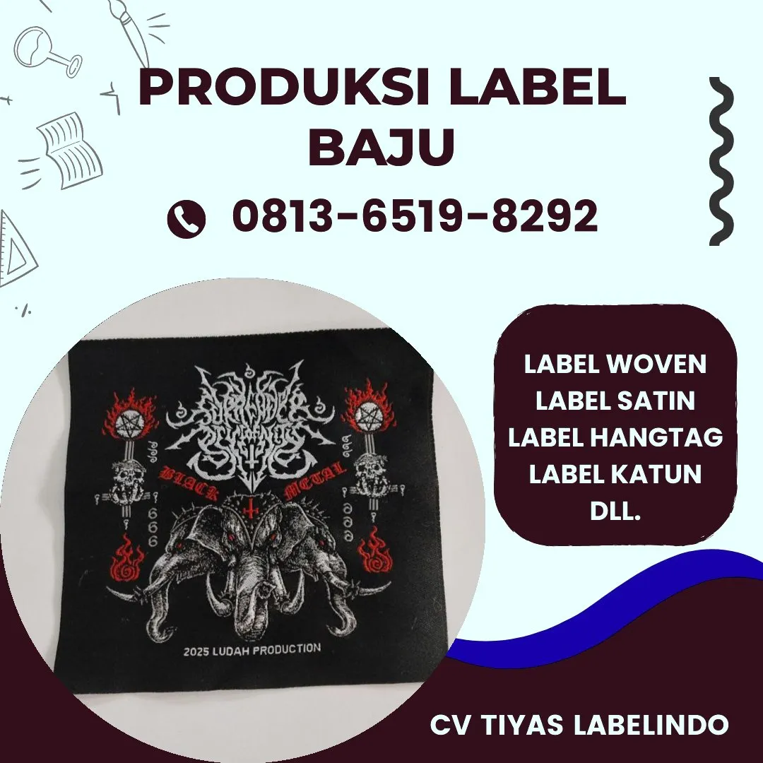 Cetak Label Baju di Bangkalan, Label Woven Bangkalan, Bikin Label Baju Bangkalan, Pembuatan Label Baju Bangkalan, Pesan Label Merk Baju Bangkalan Cetak Label Bangkalan, Label Baju Terdekat Bangkalan