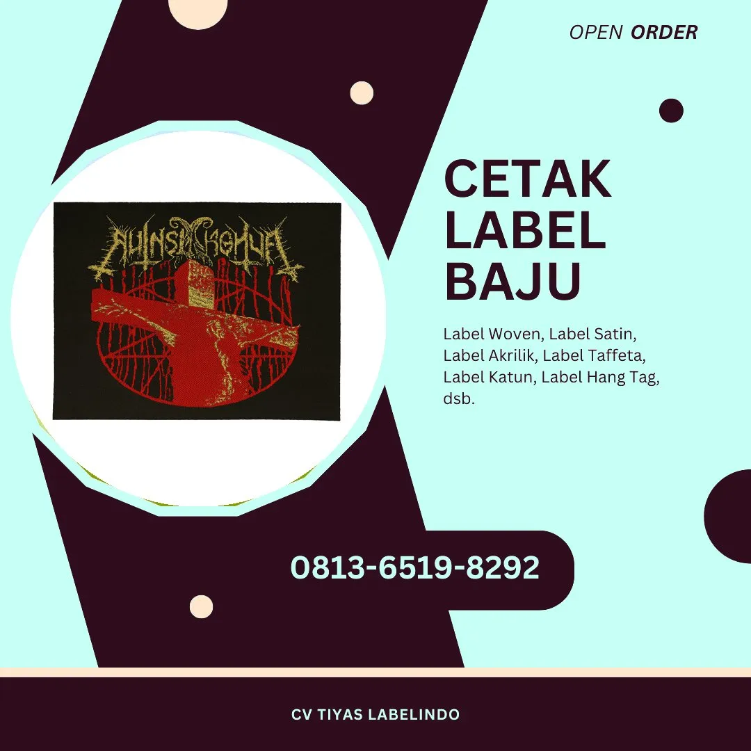 Cetak Label Baju Gresik, 0813-6519-8292 (WA)