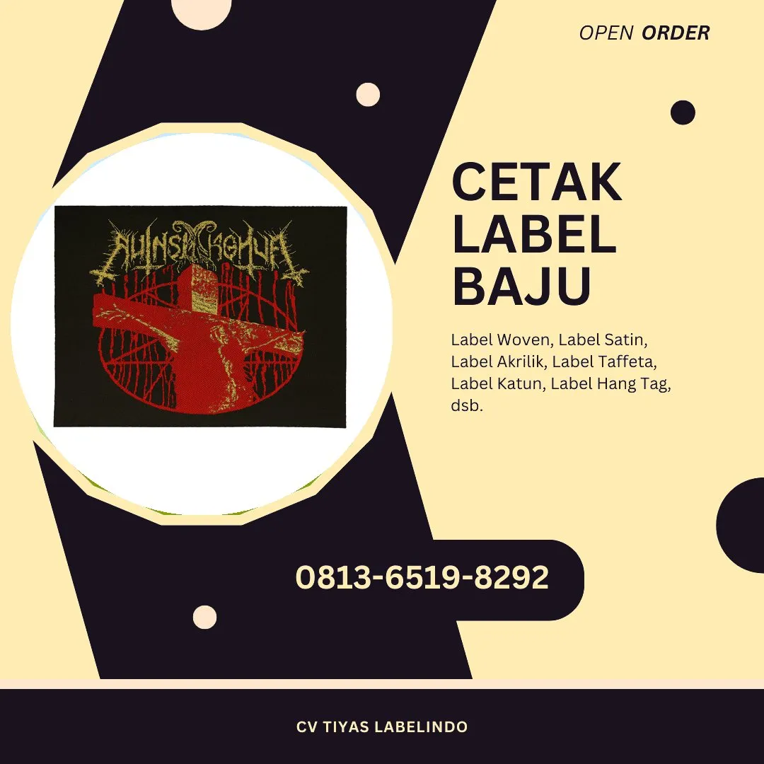 Cetak Label Baju Lamongan, 0813-6519-8292 (WA)