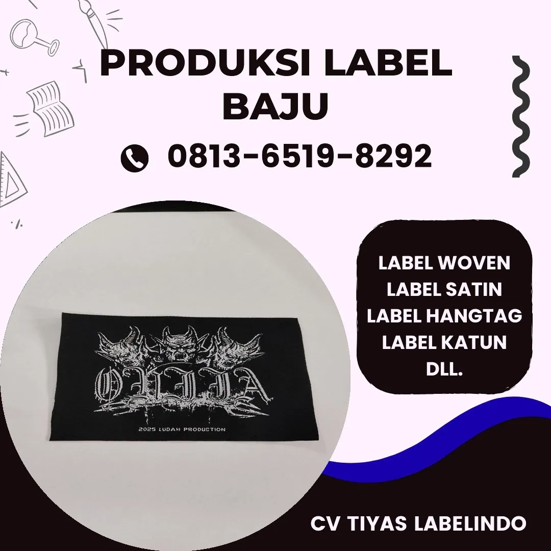 Cetak Label Baju di Ngawi, Label Woven Ngawi, Bikin Label Baju Ngawi, Pembuatan Label Baju Ngawi, Pesan Label Merk Baju Ngawi Cetak Label Ngawi, Label Baju Terdekat Ngawi