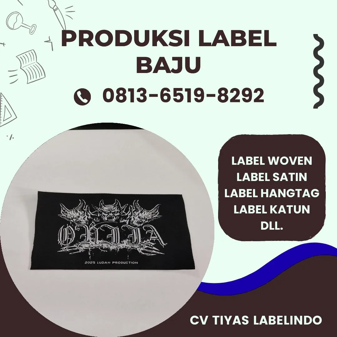 Cetak Label Baju di Pamekasan, Label Woven Pamekasan, Bikin Label Baju Pamekasan, Pembuatan Label Baju Pamekasan, Pesan Label Merk Baju Pamekasan Cetak Label Pamekasan, Label Baju Terdekat Pamekasan