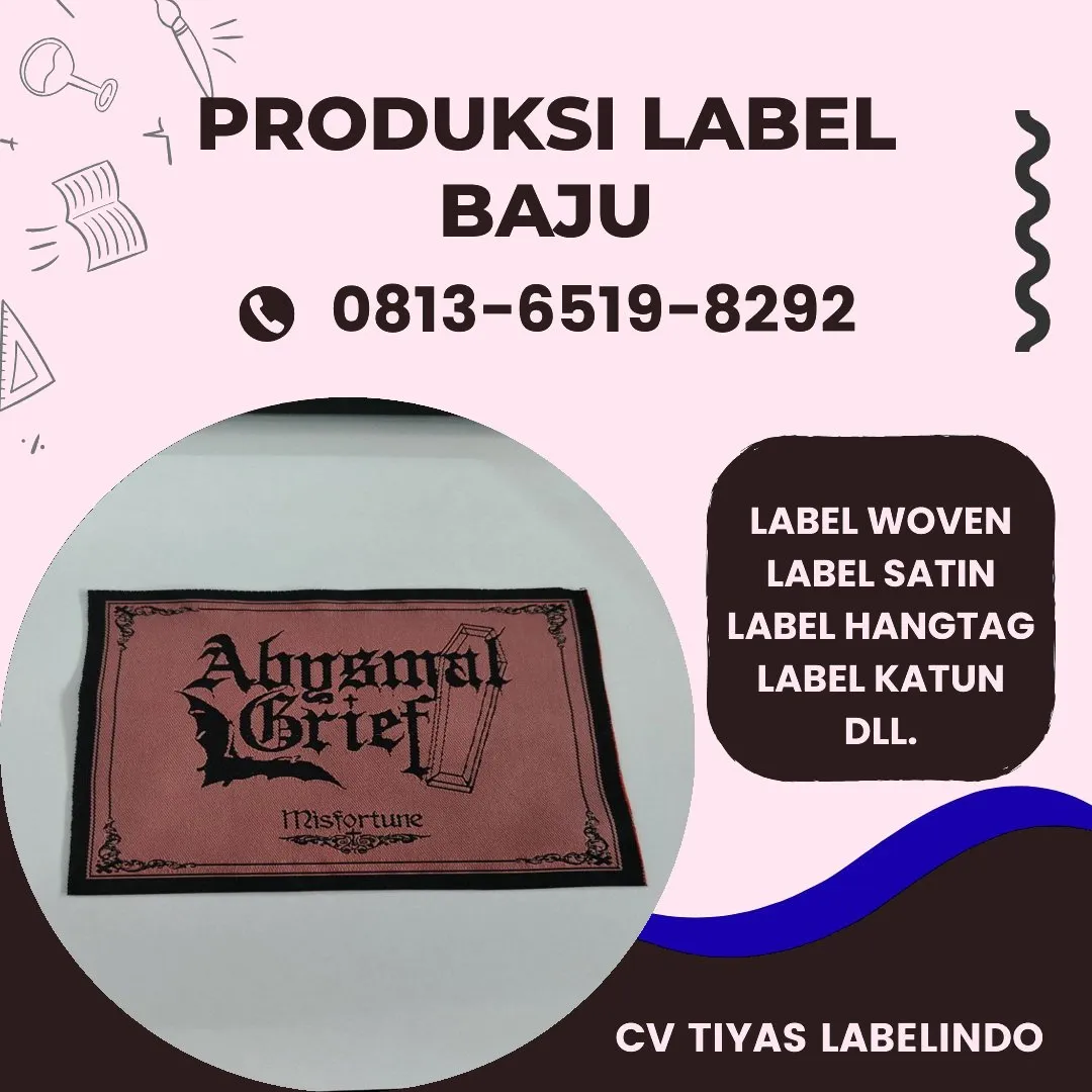 Cetak Label Baju di Situbondo, Label Woven Situbondo, Bikin Label Baju Situbondo, Pembuatan Label Baju Situbondo, Pesan Label Merk Baju Situbondo Cetak Label Situbondo, Label Baju Terdekat Situbondo