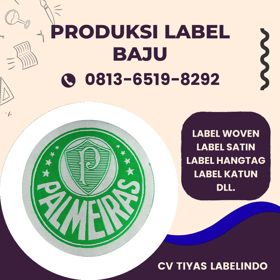 Cetak Label Baju di Tulungagung, Label Woven Tulungagung, Bikin Label Baju Tulungagung, Pembuatan Label Baju Tulungagung, Pesan Label Merk Baju Tulungagung Cetak Label Tulungagung, Label Baju Terdekat Tulungagung